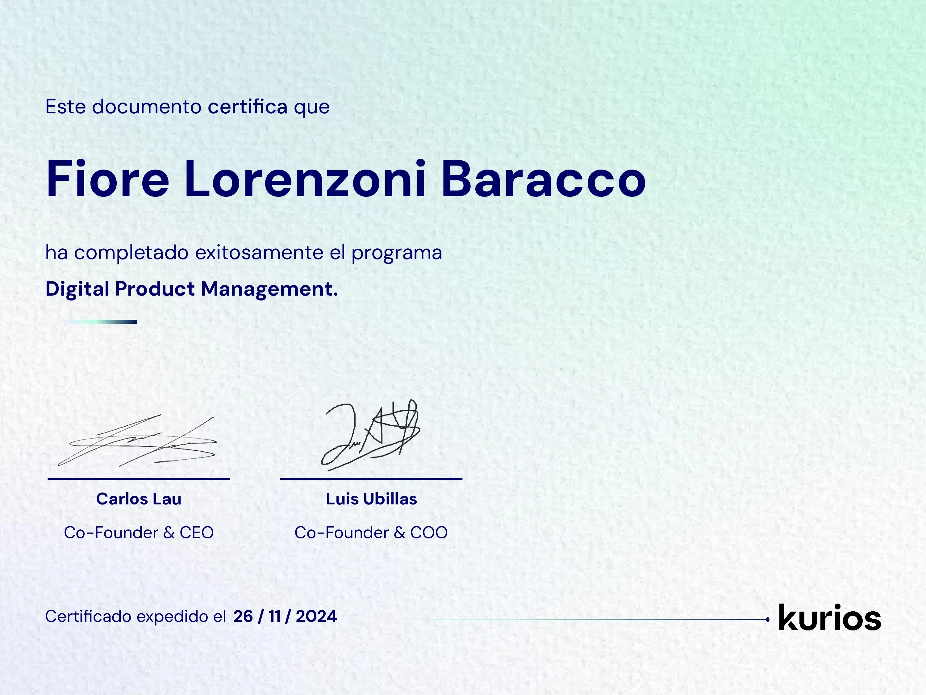 Certificado
