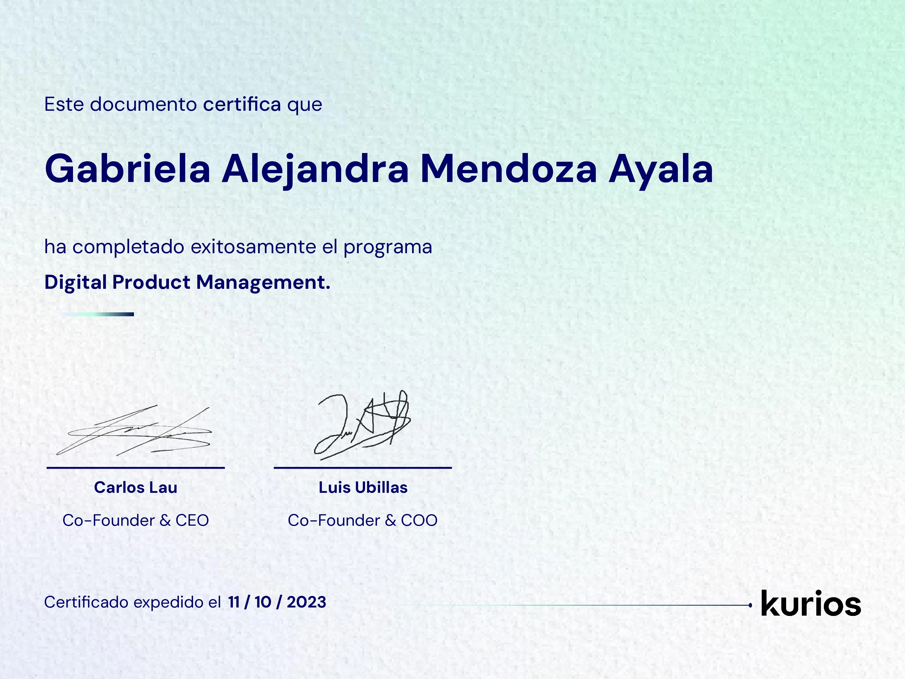 Certificado