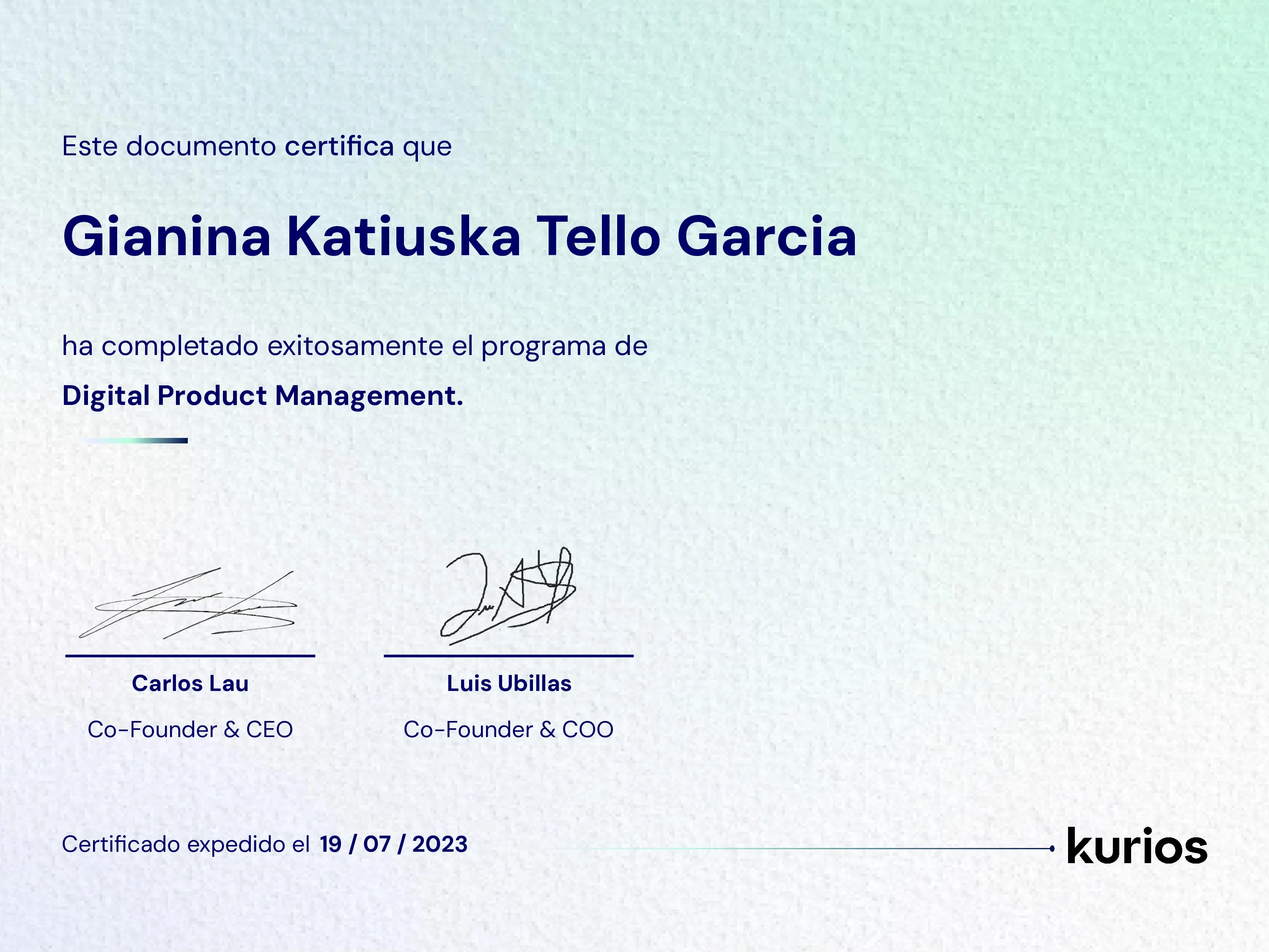 Certificado