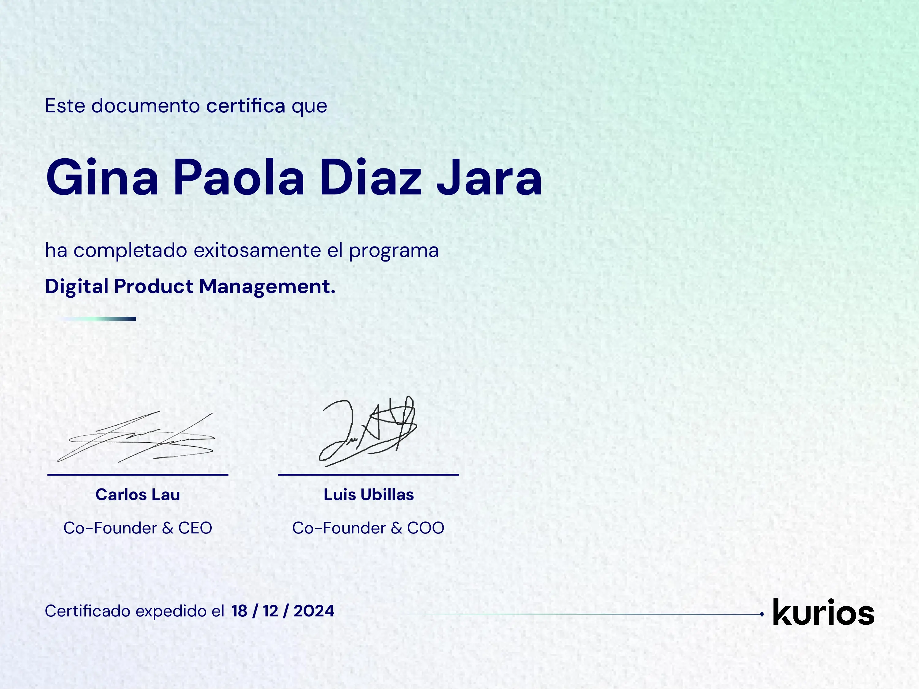 Certificado