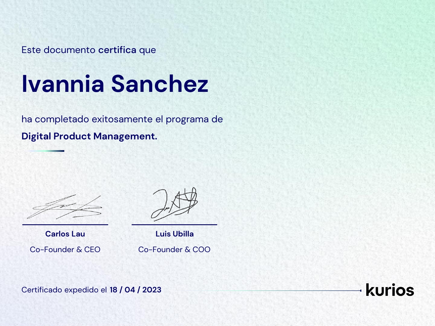 Certificado