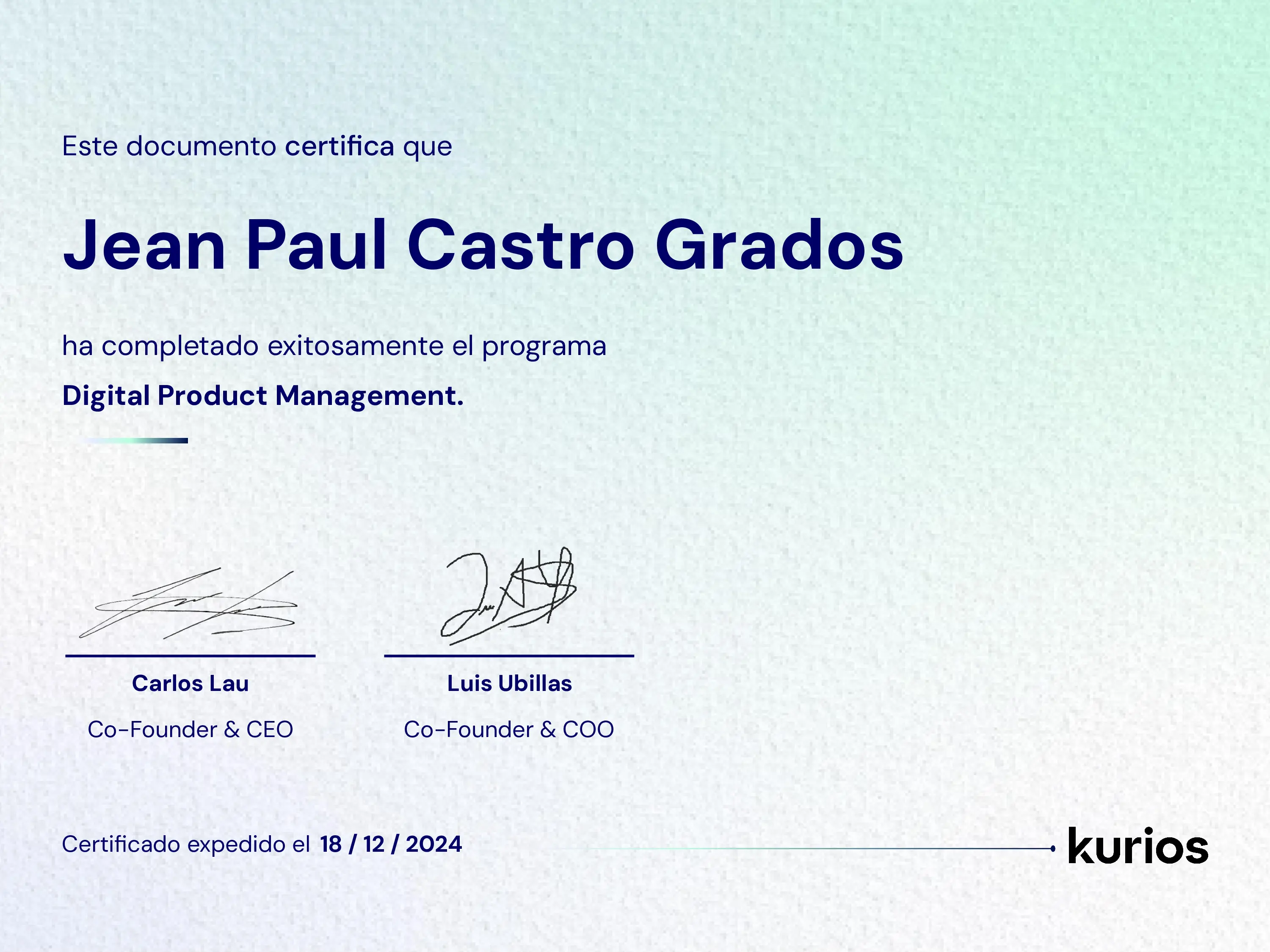 Certificado