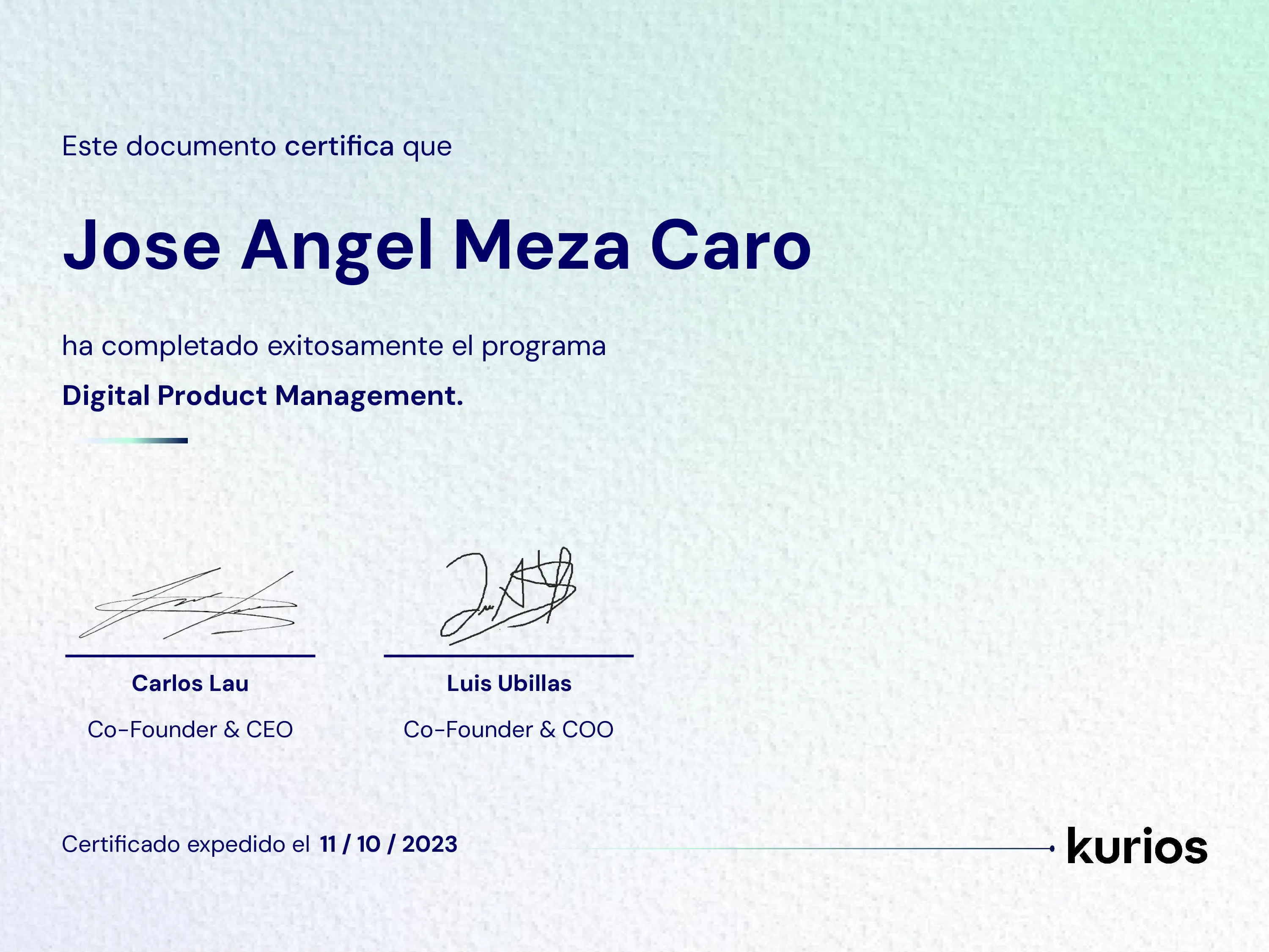Certificado