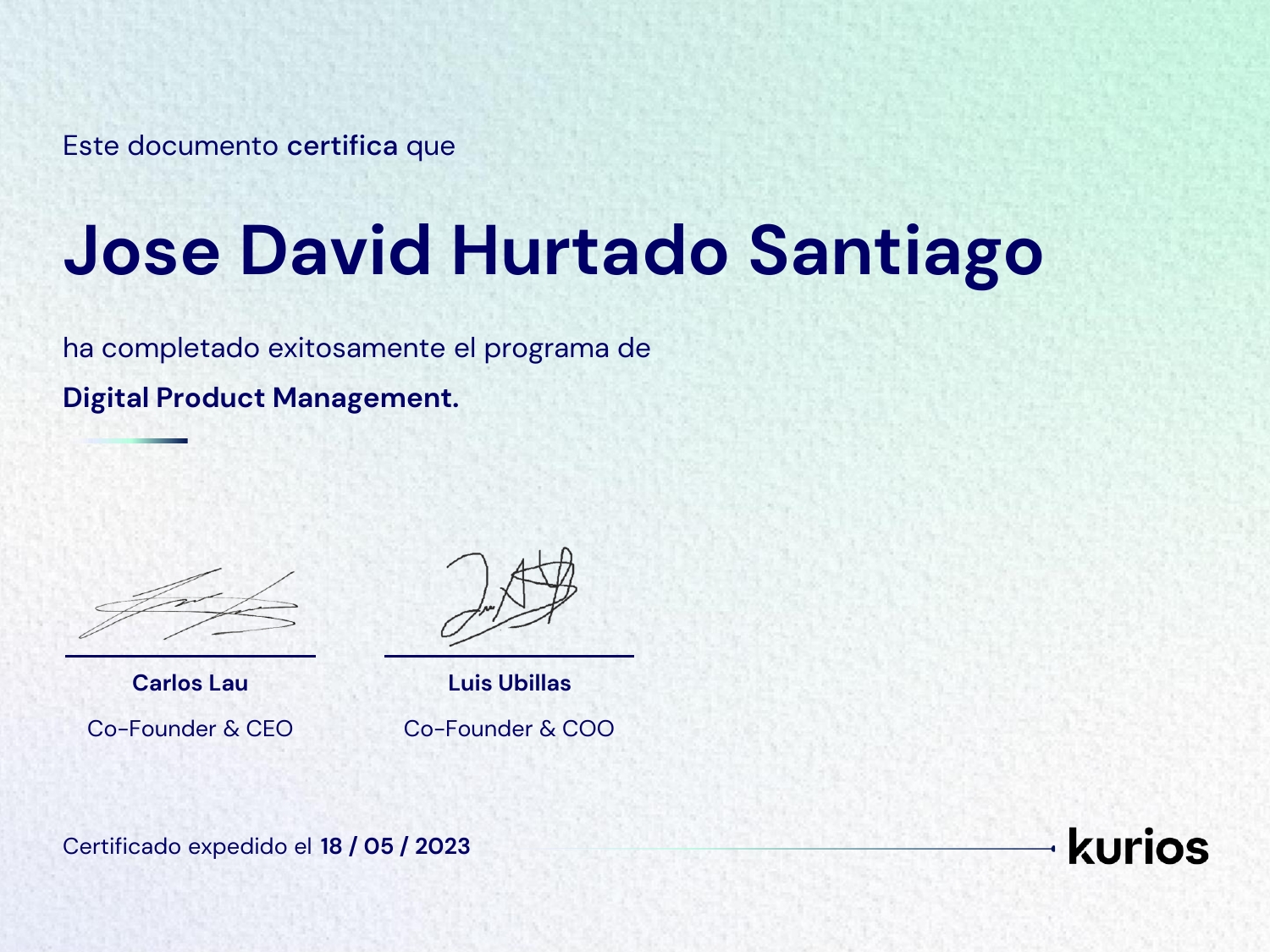 Certificado
