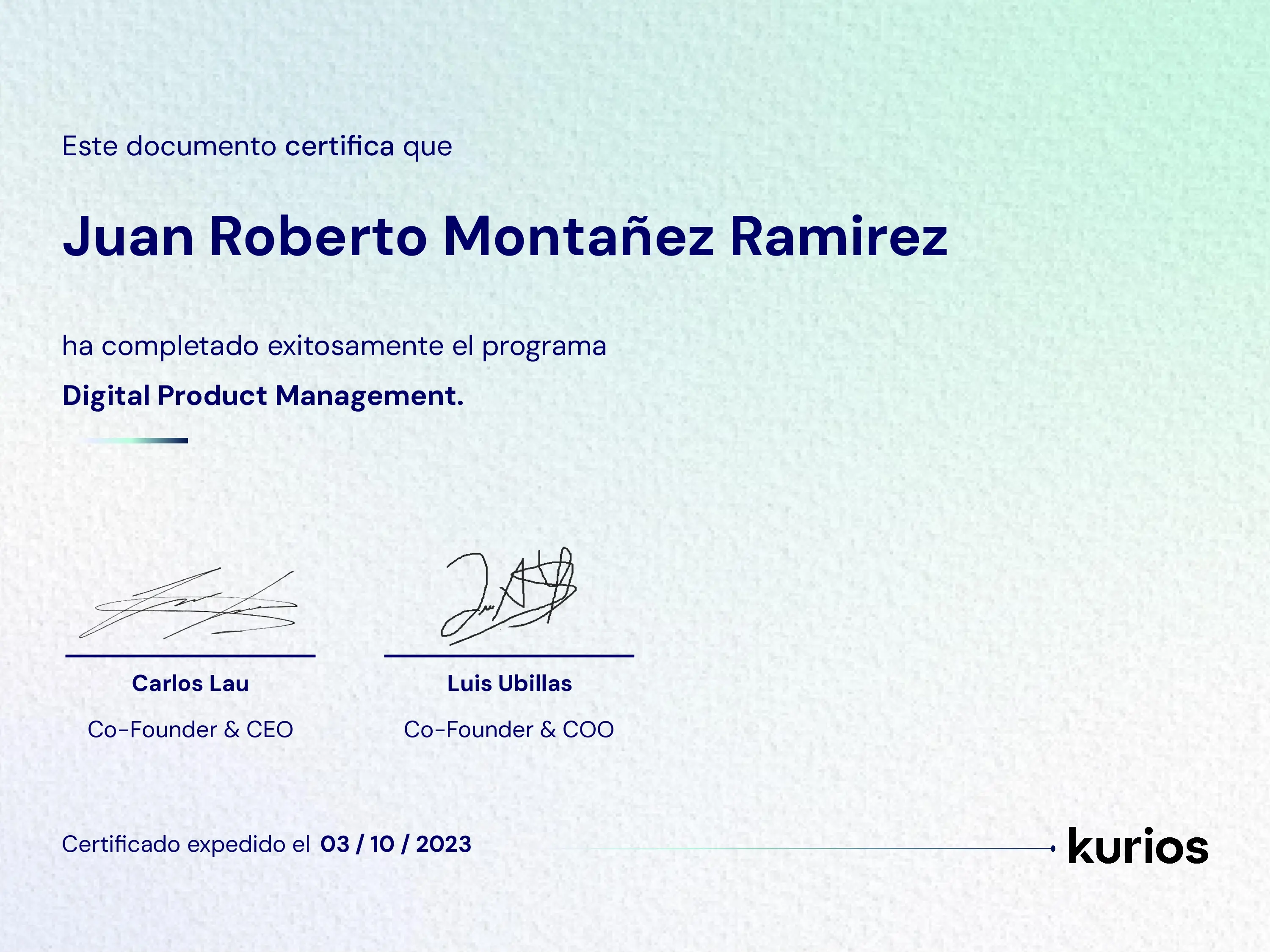 Certificado