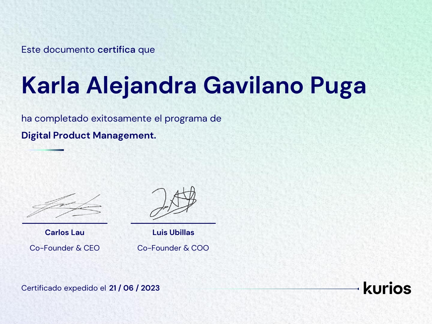 Certificado