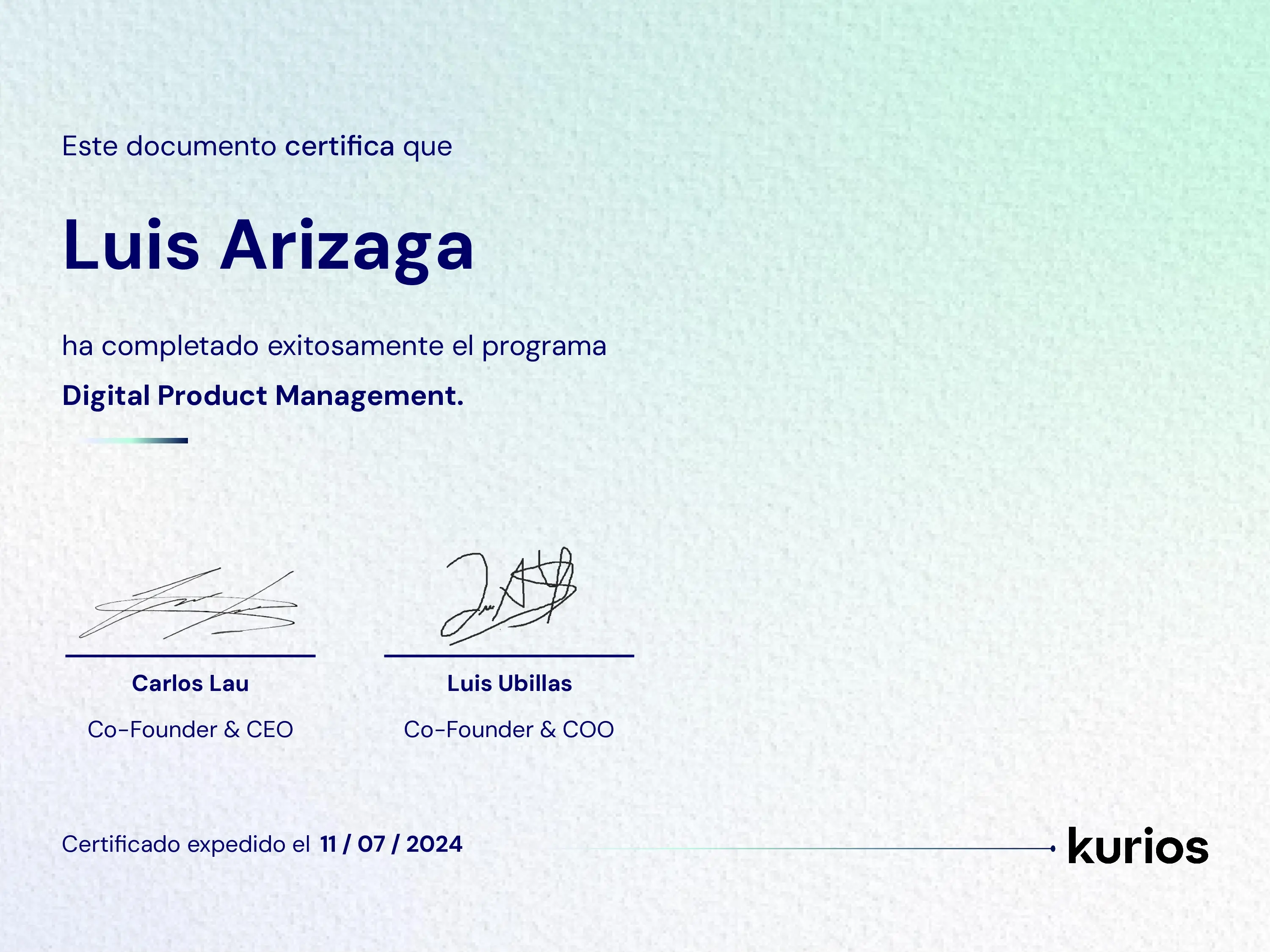 Certificado