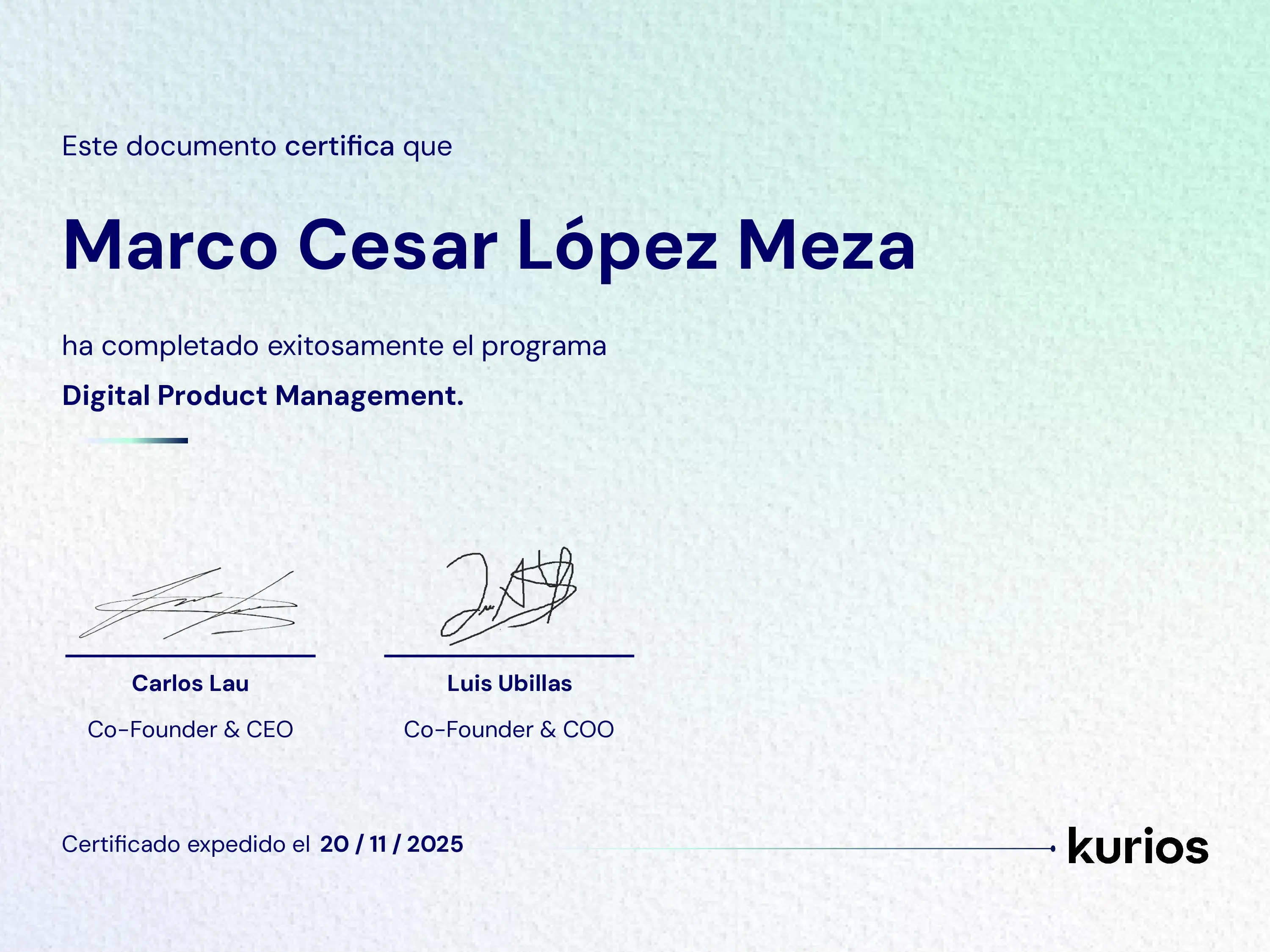 Certificado