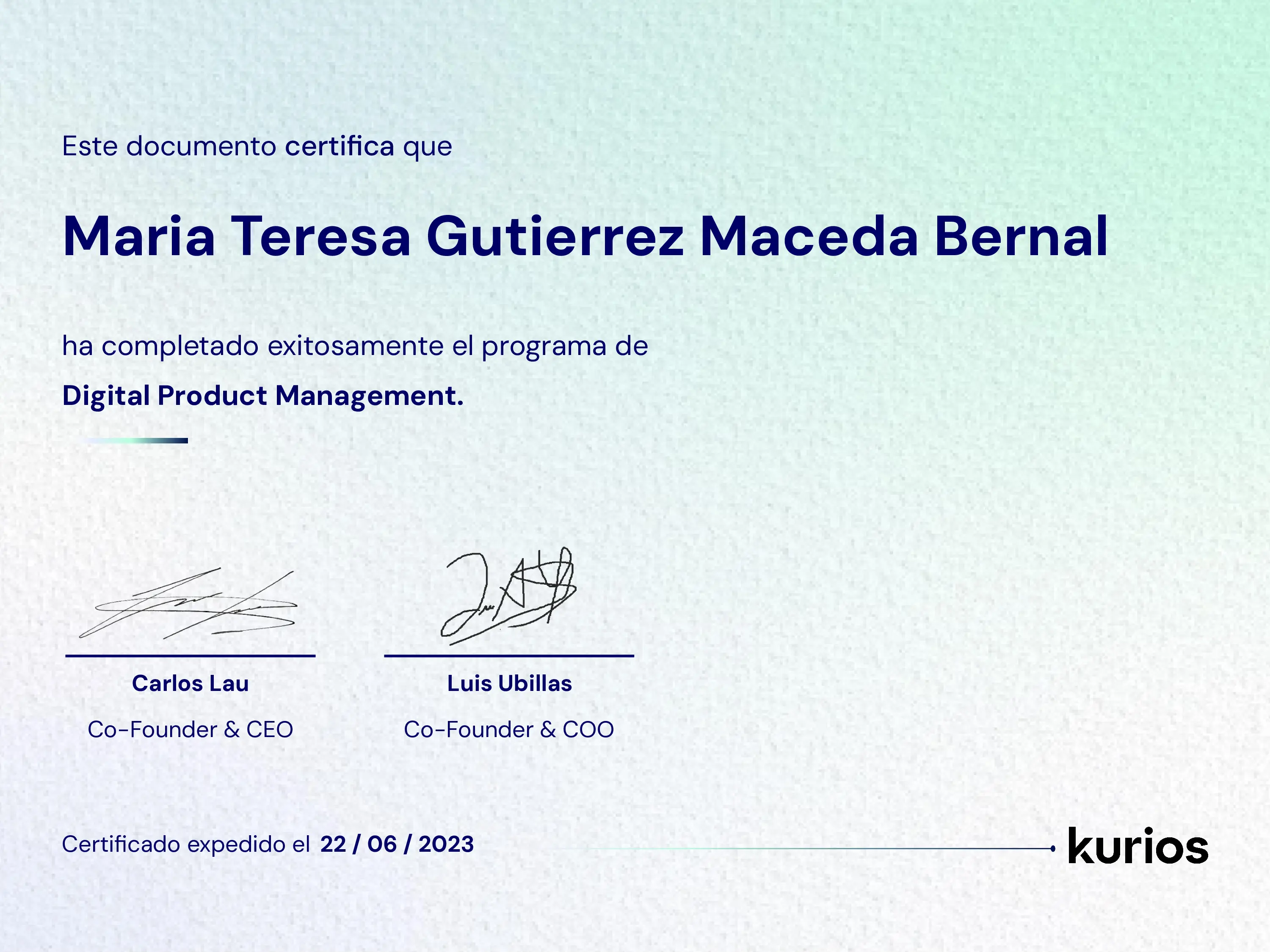 Certificado