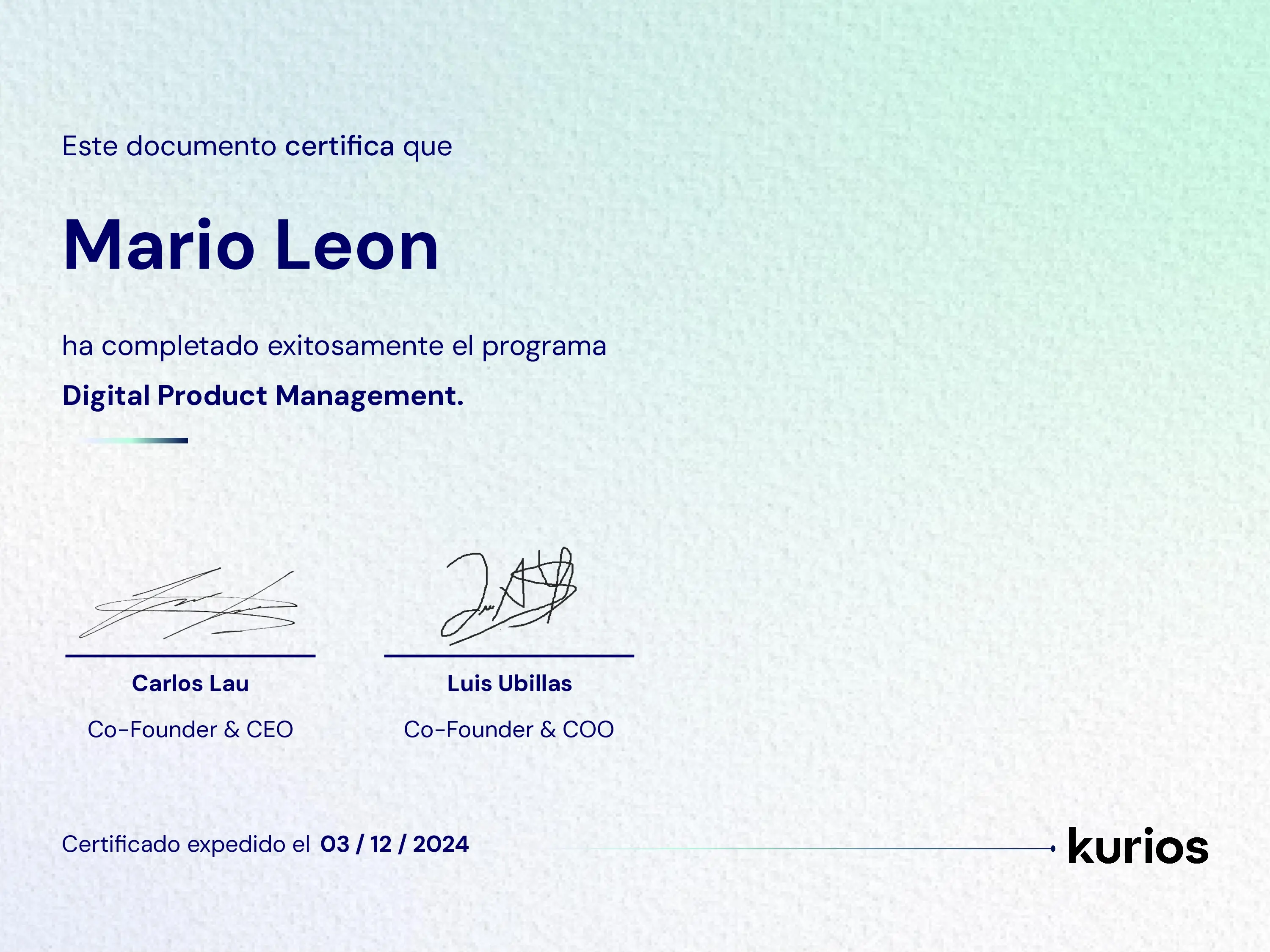 Certificado
