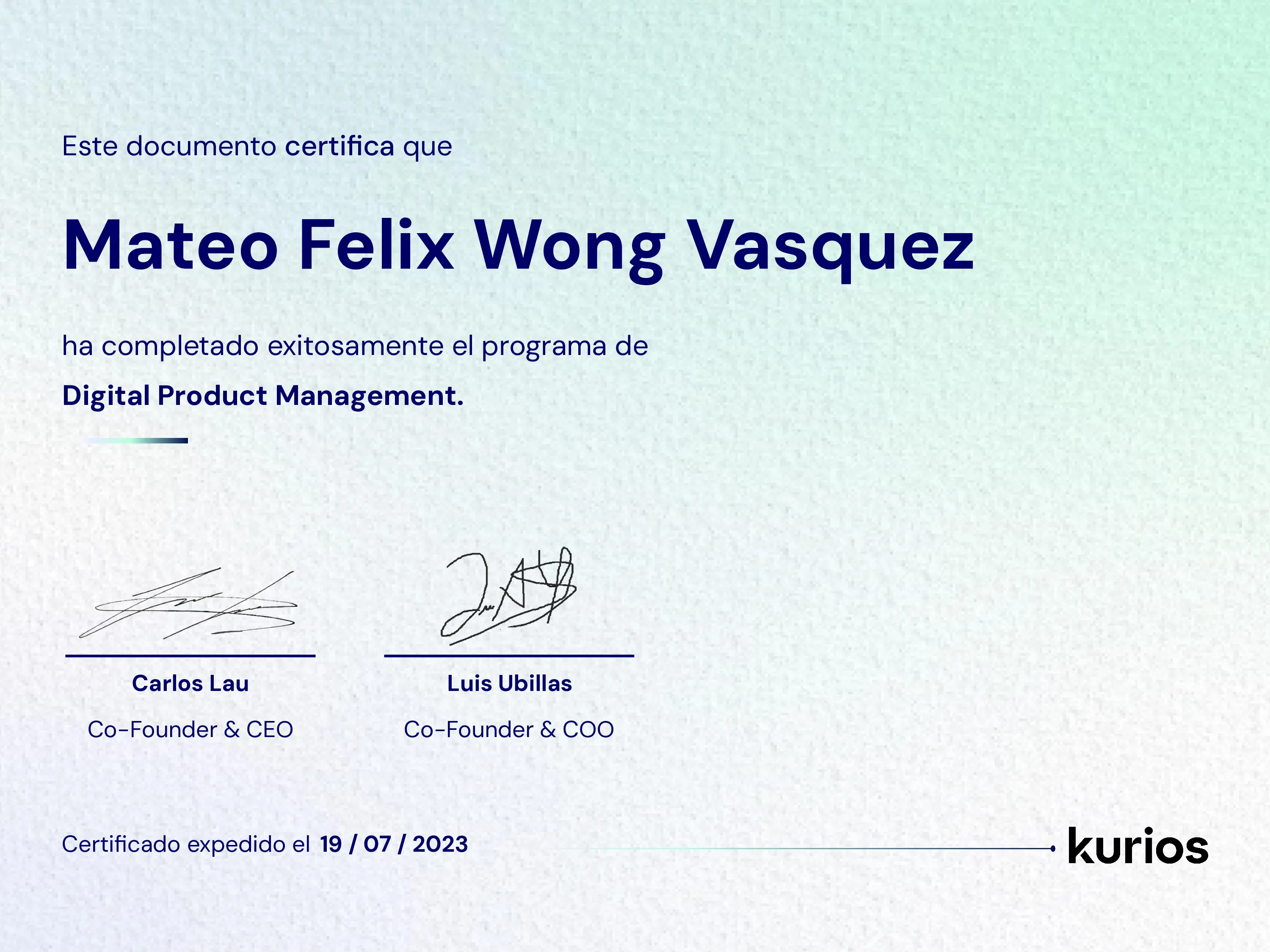 Certificado