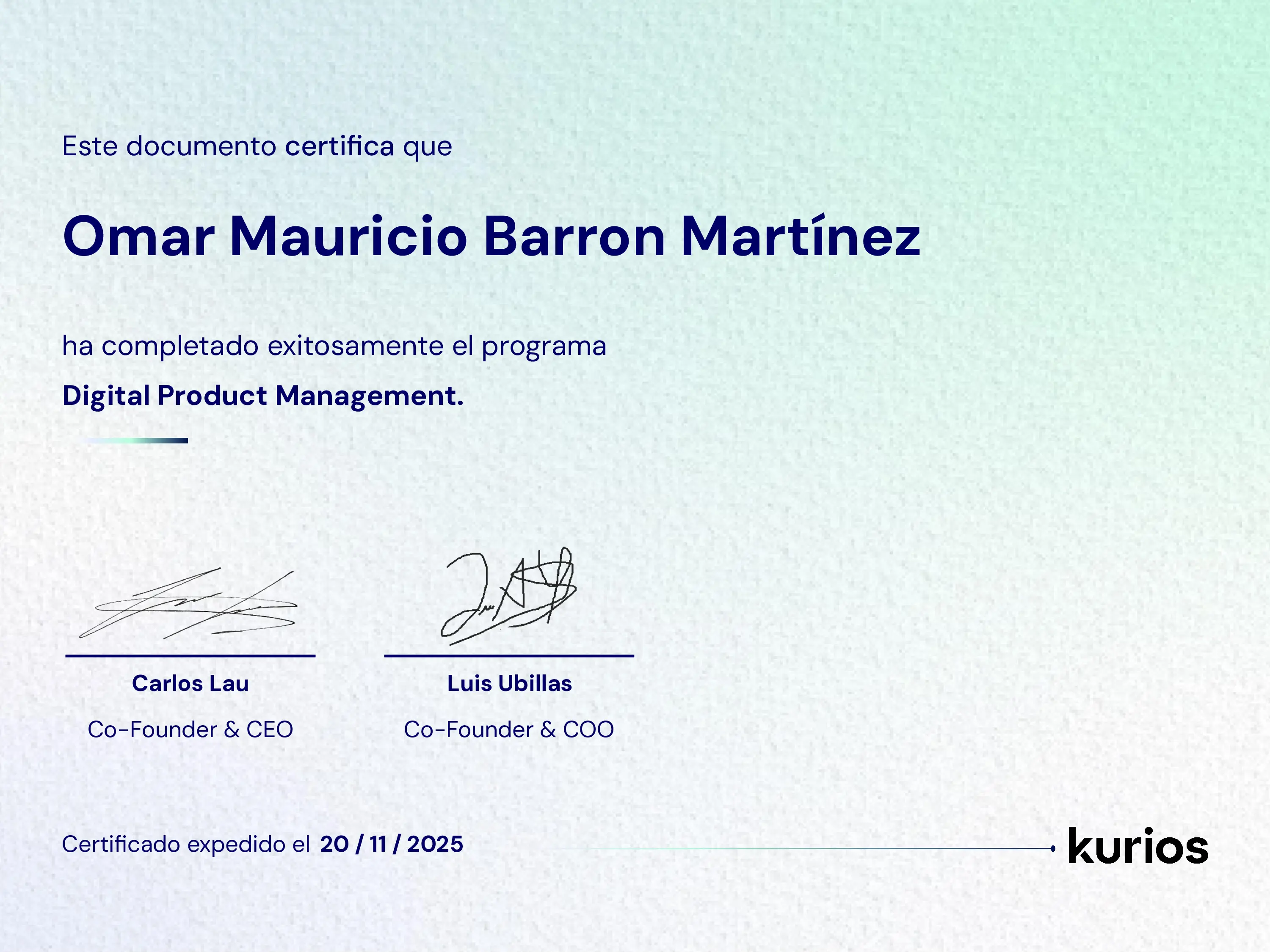Certificado