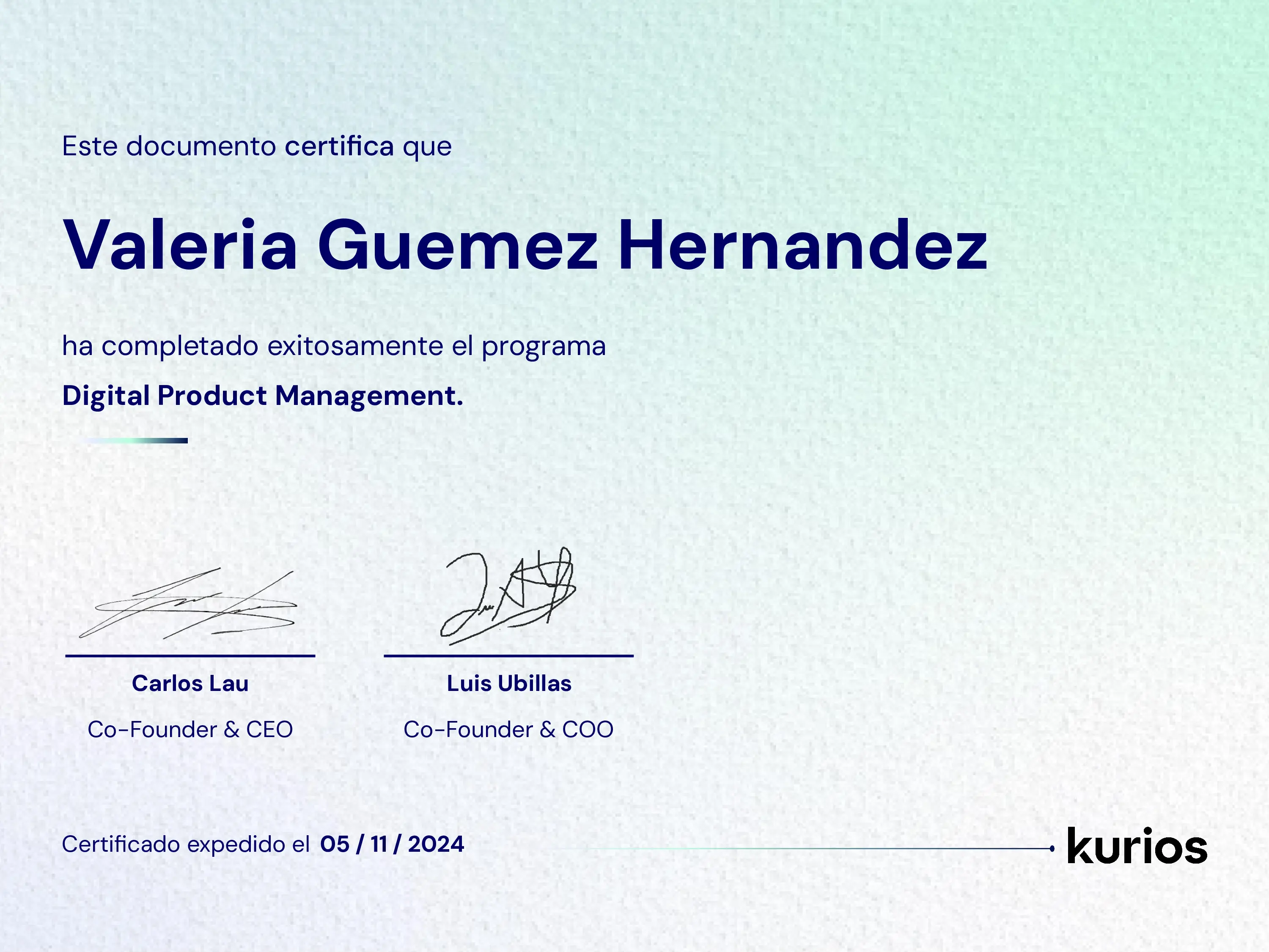 Certificado
