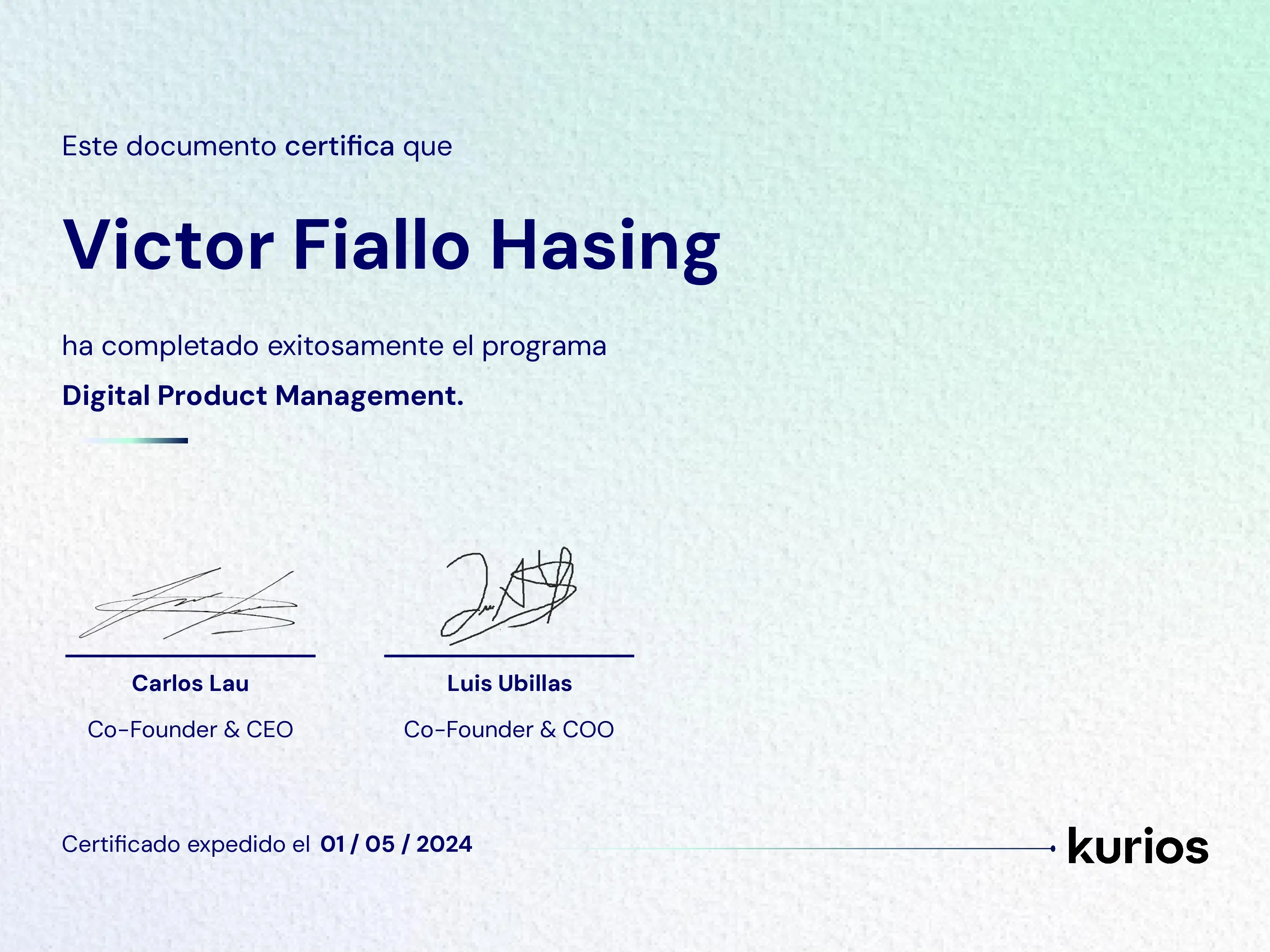 Certificado