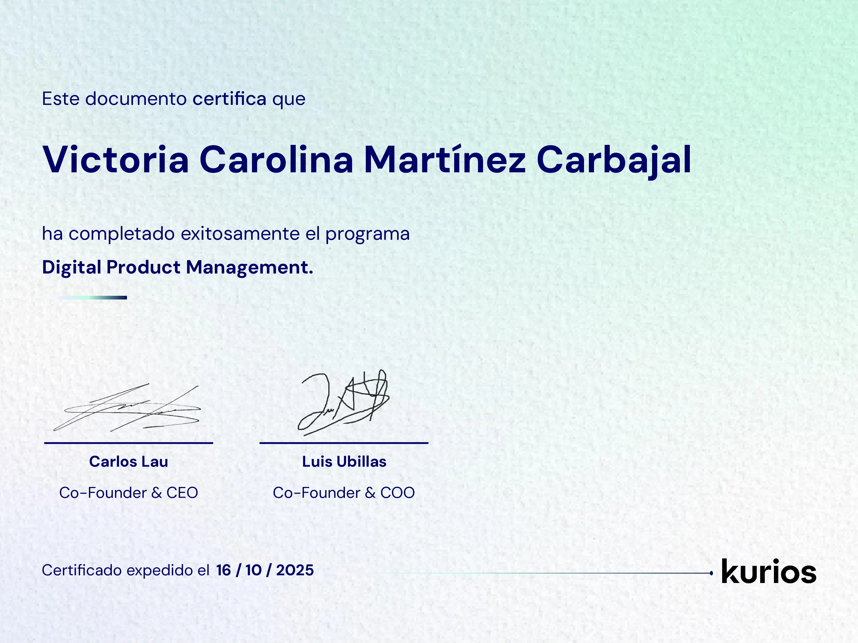 Certificado