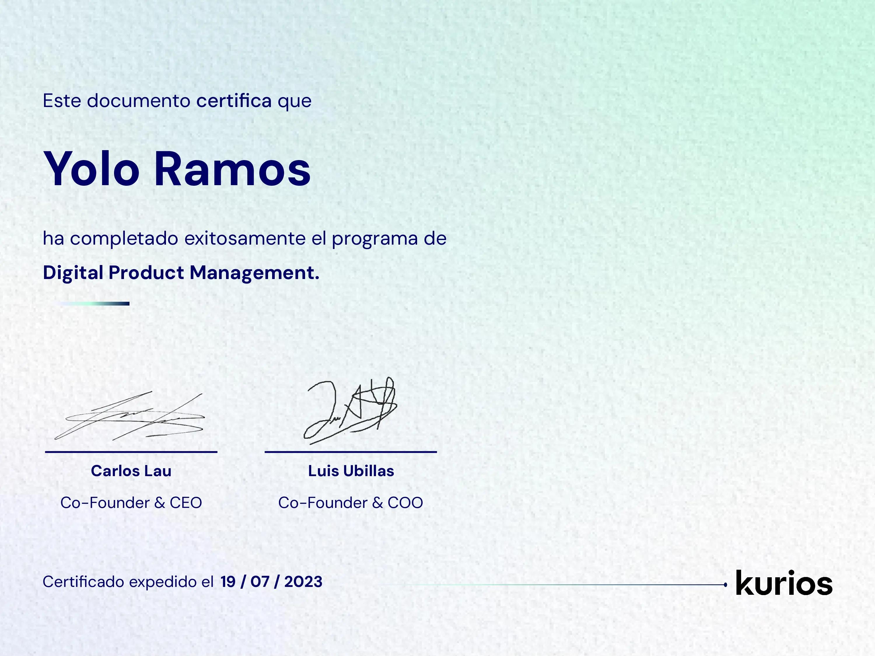 Certificado