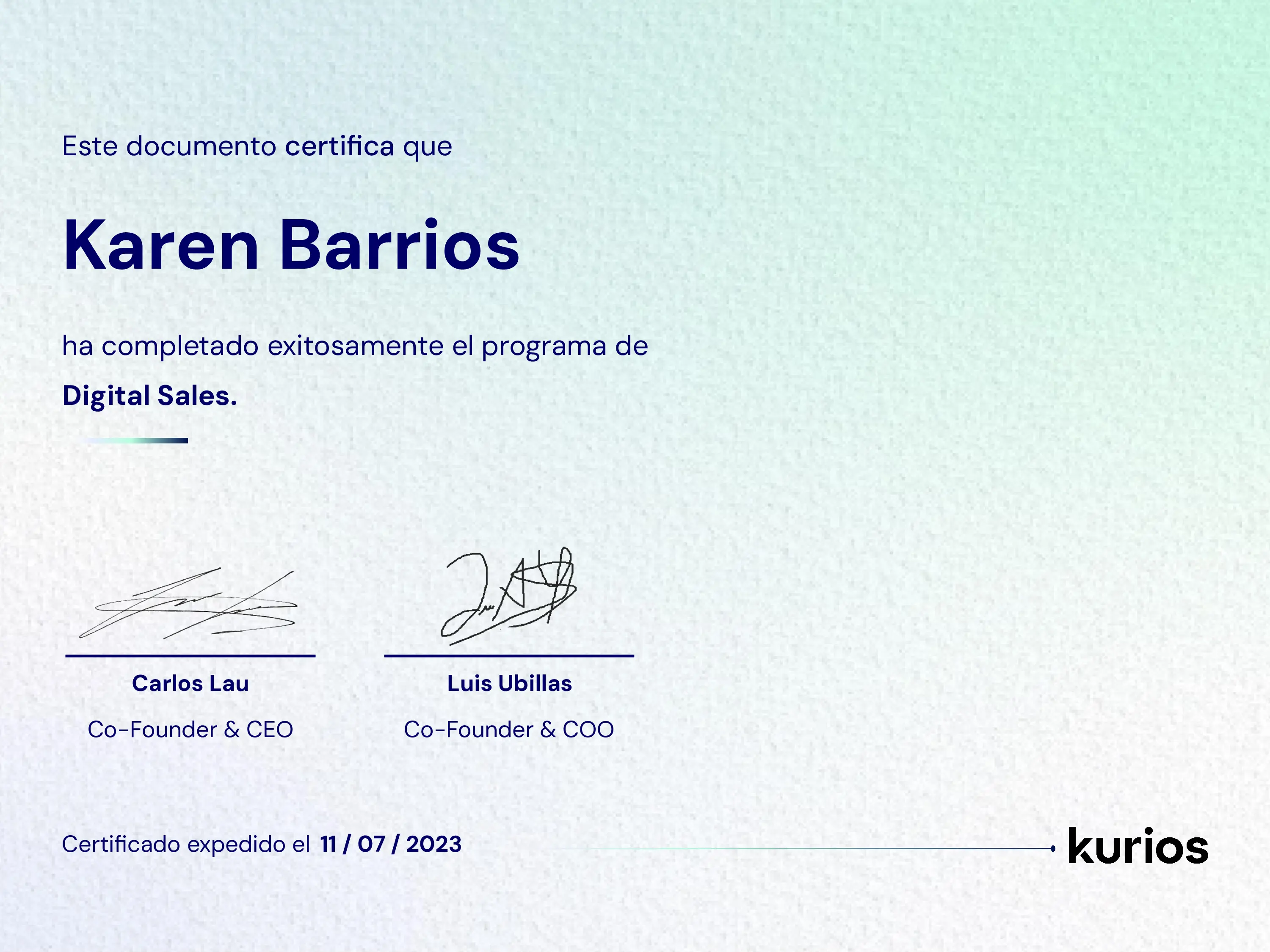 Certificado