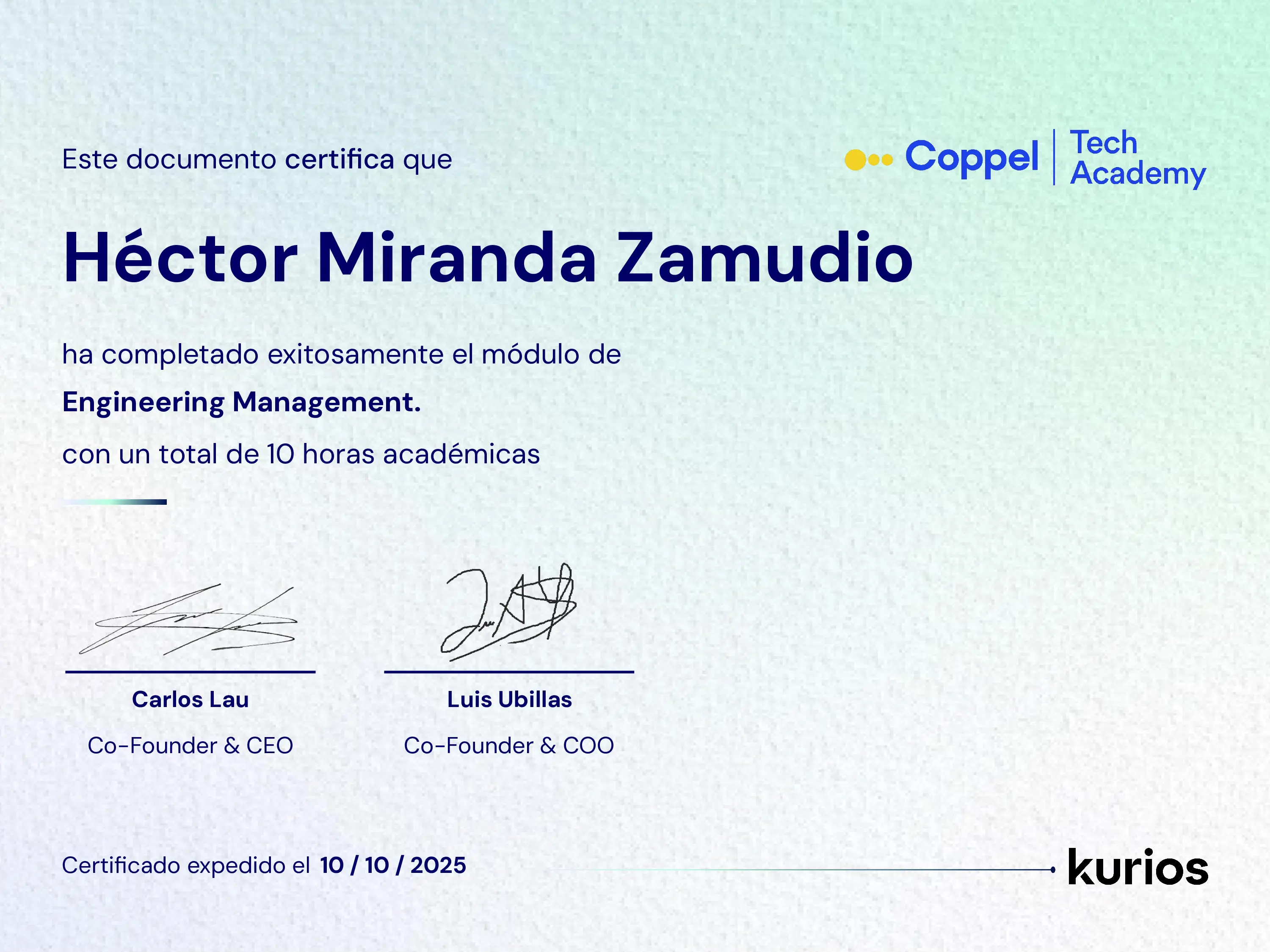 Certificado
