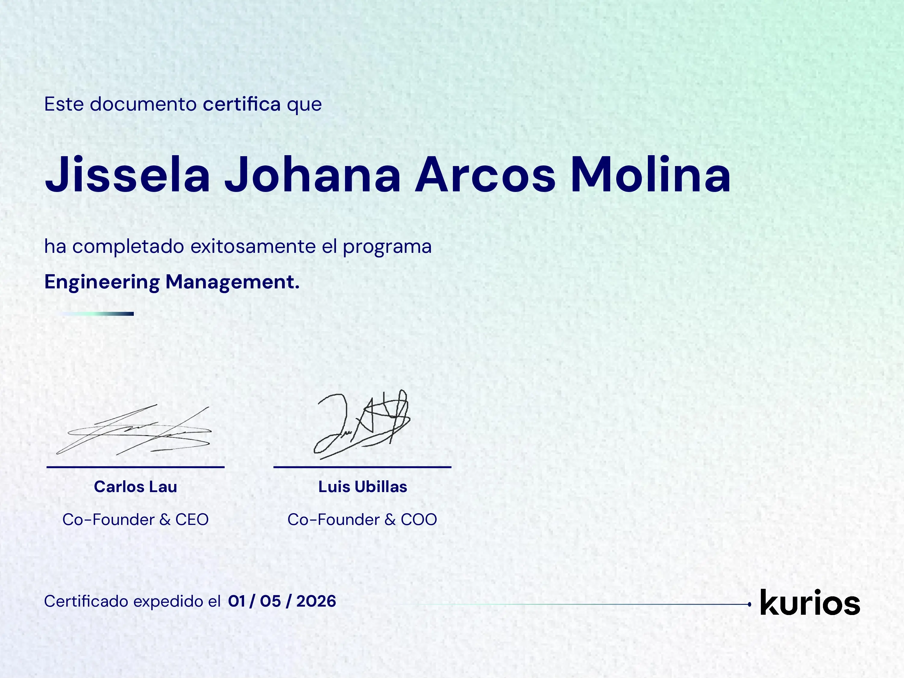 Certificado
