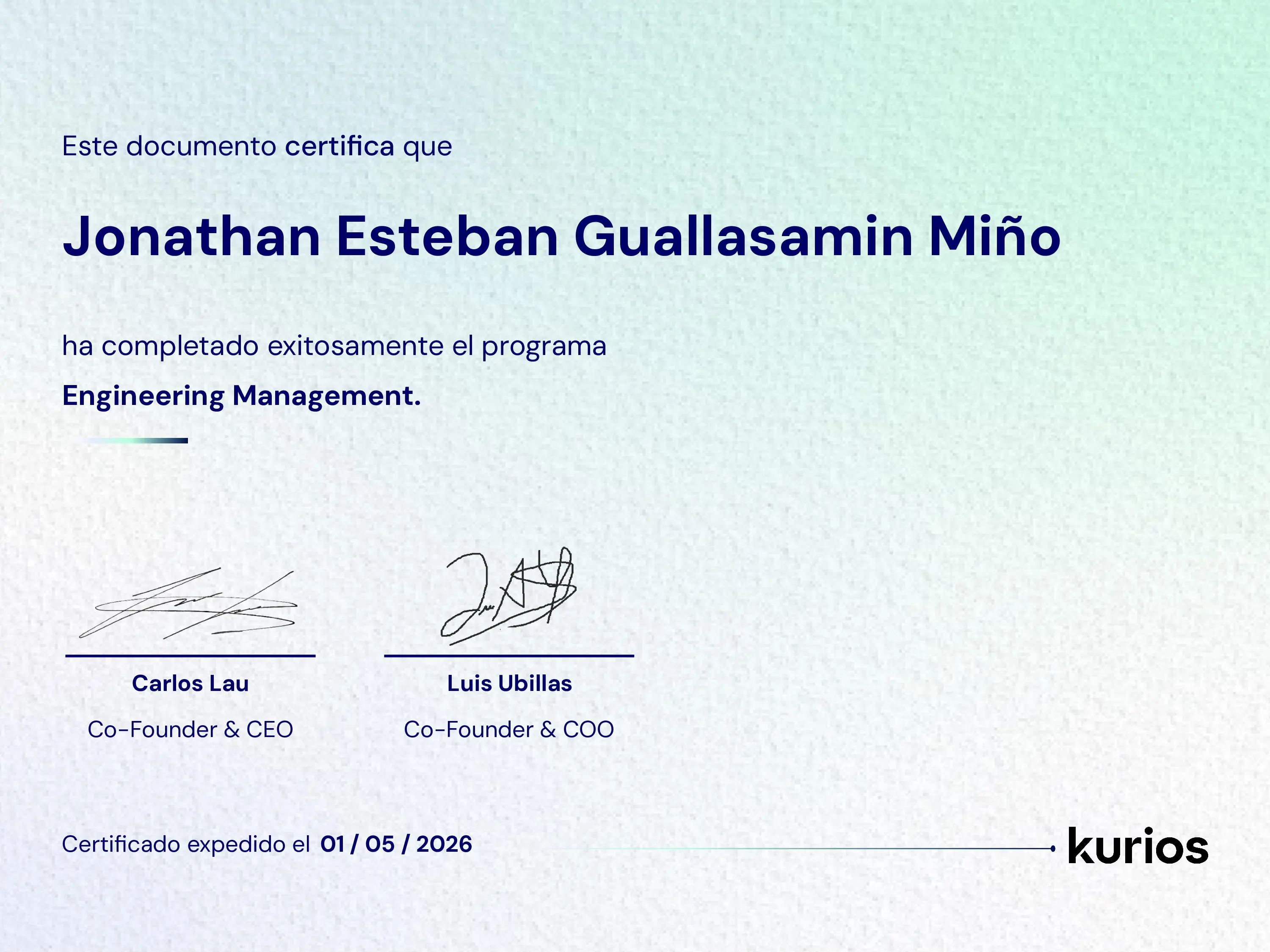 Certificado