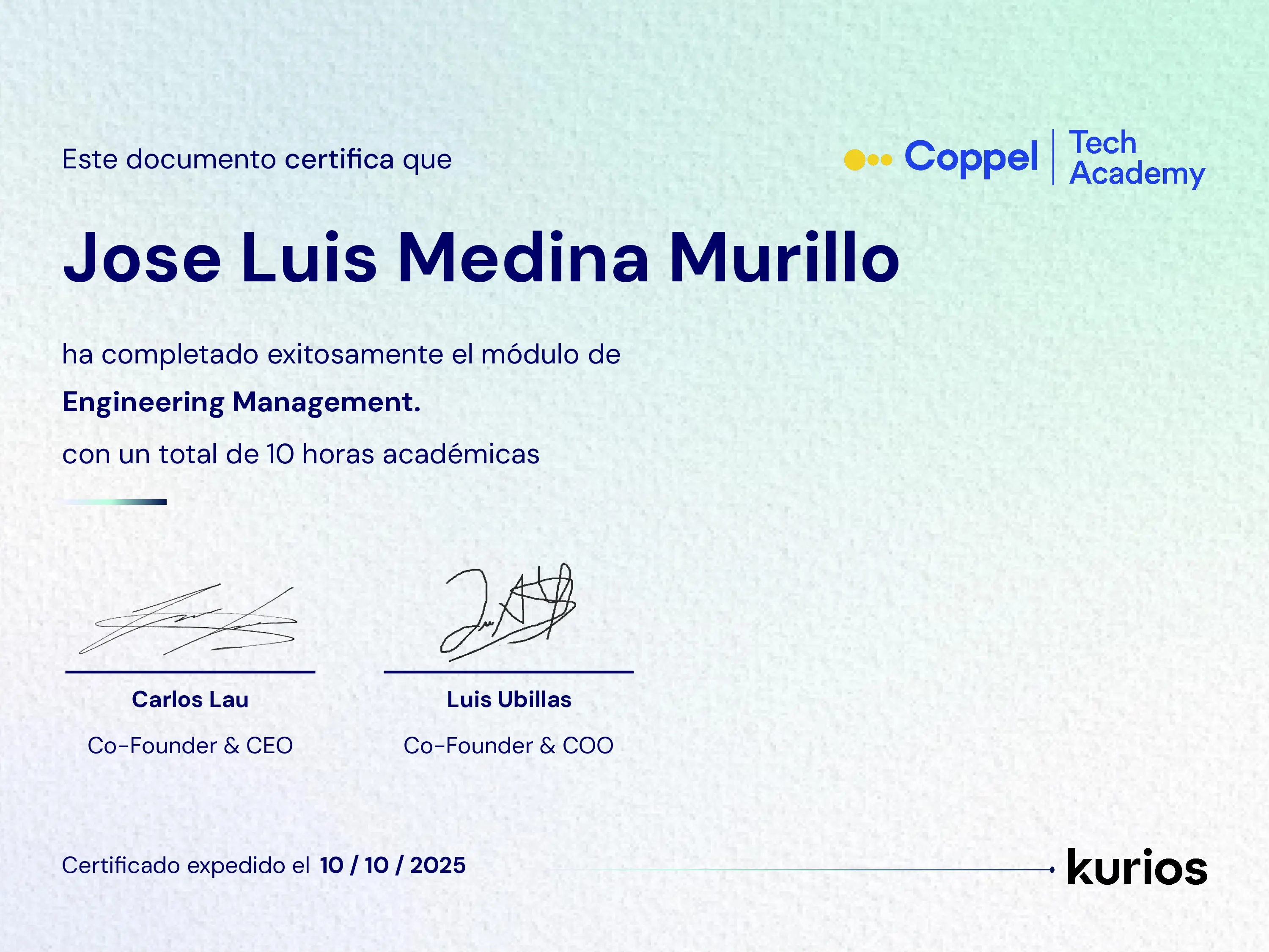 Certificado