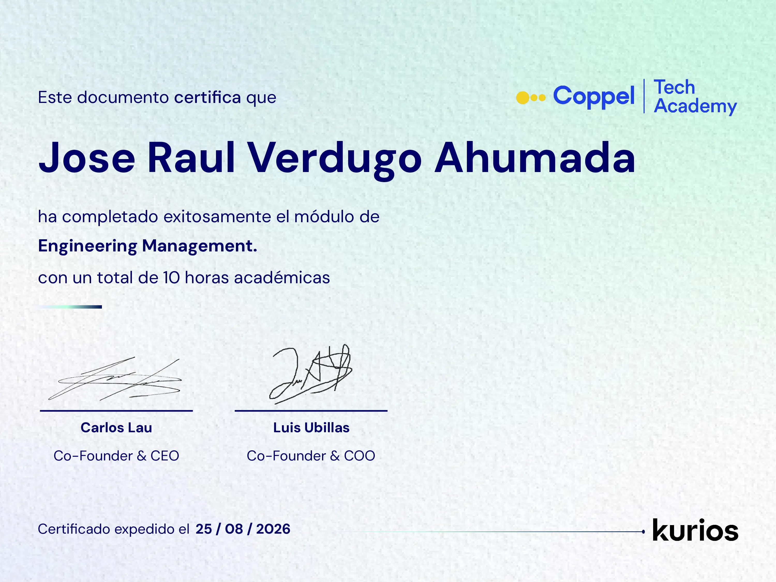 Certificado