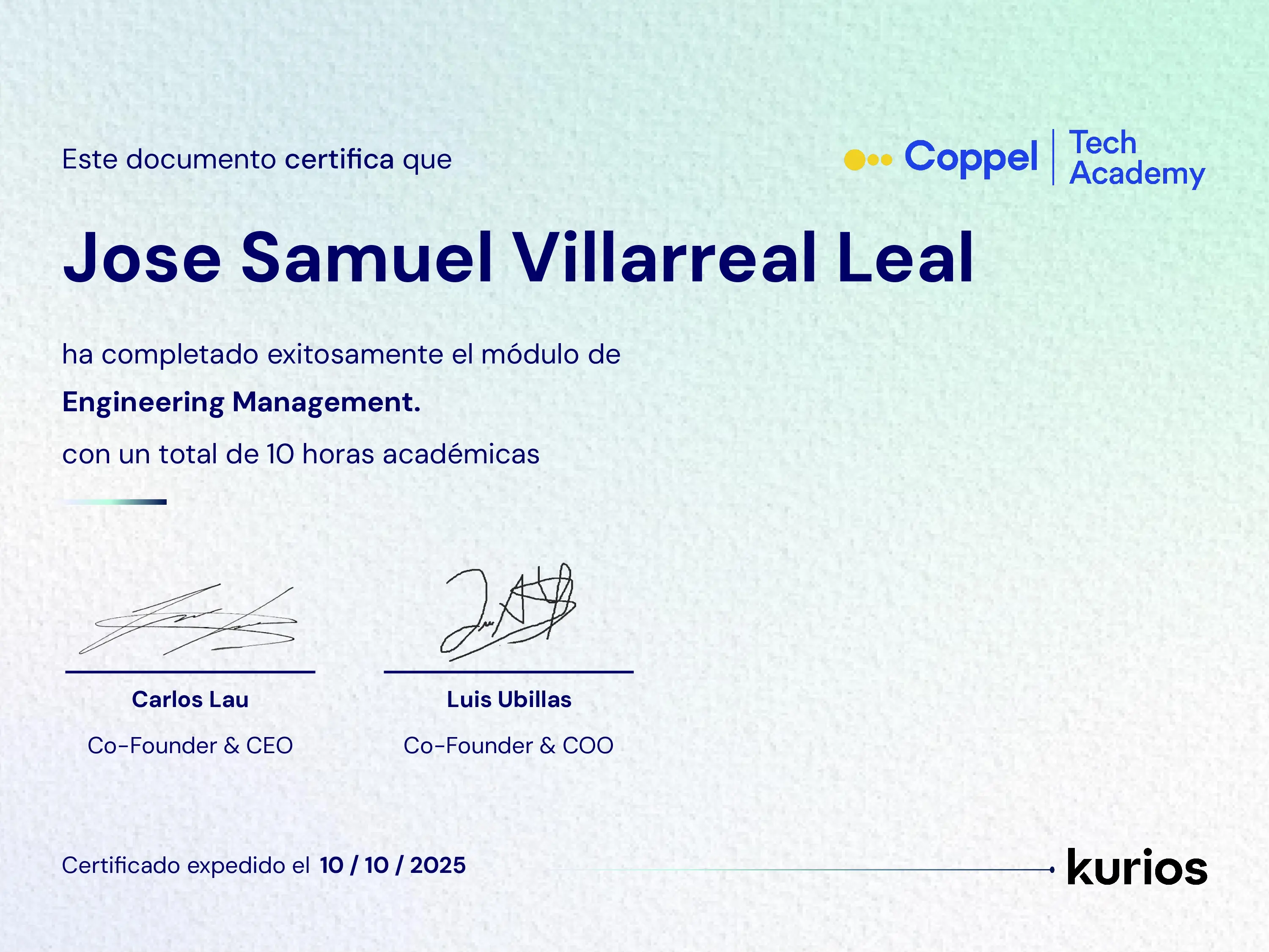Certificado