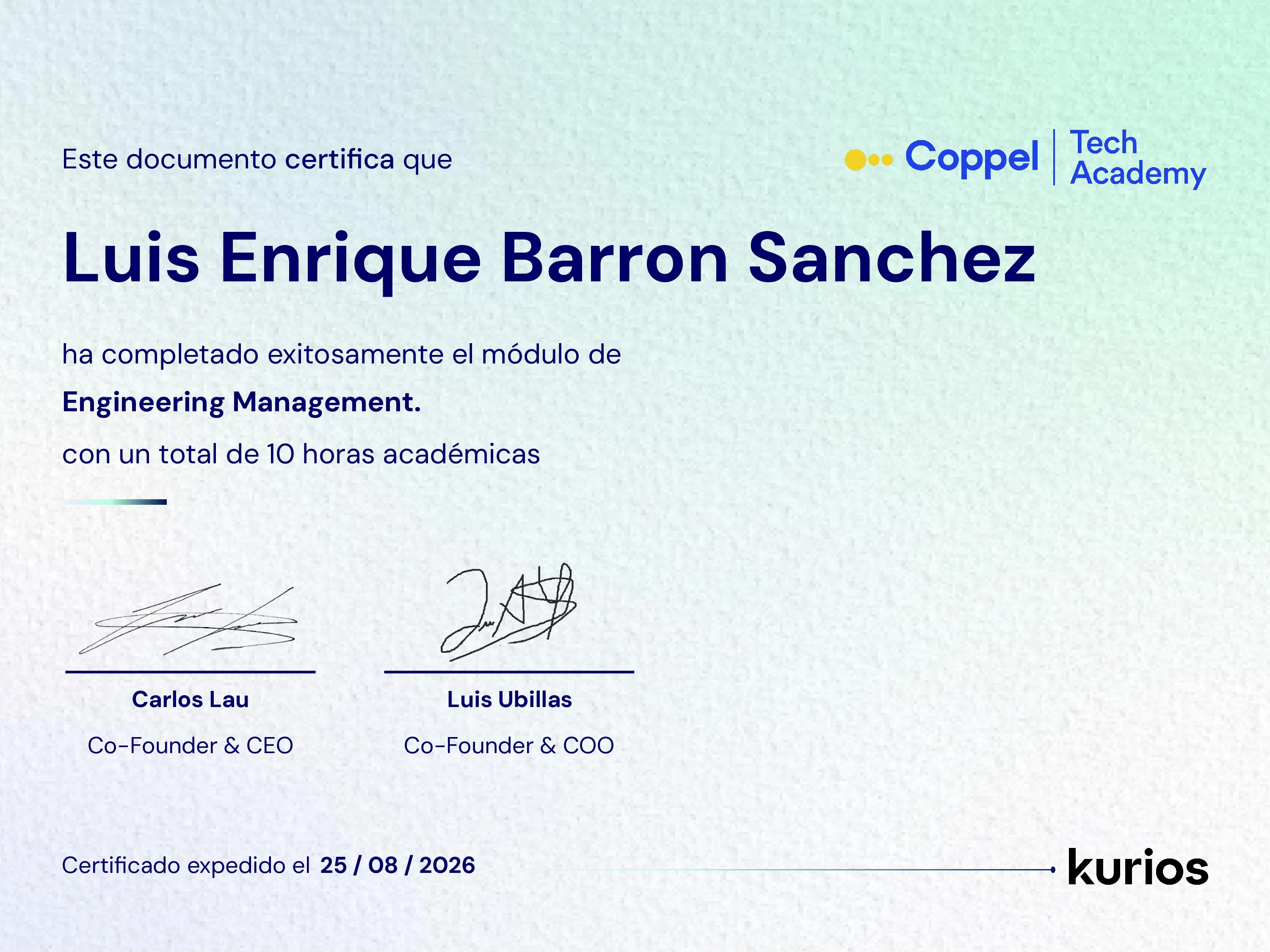 Certificado