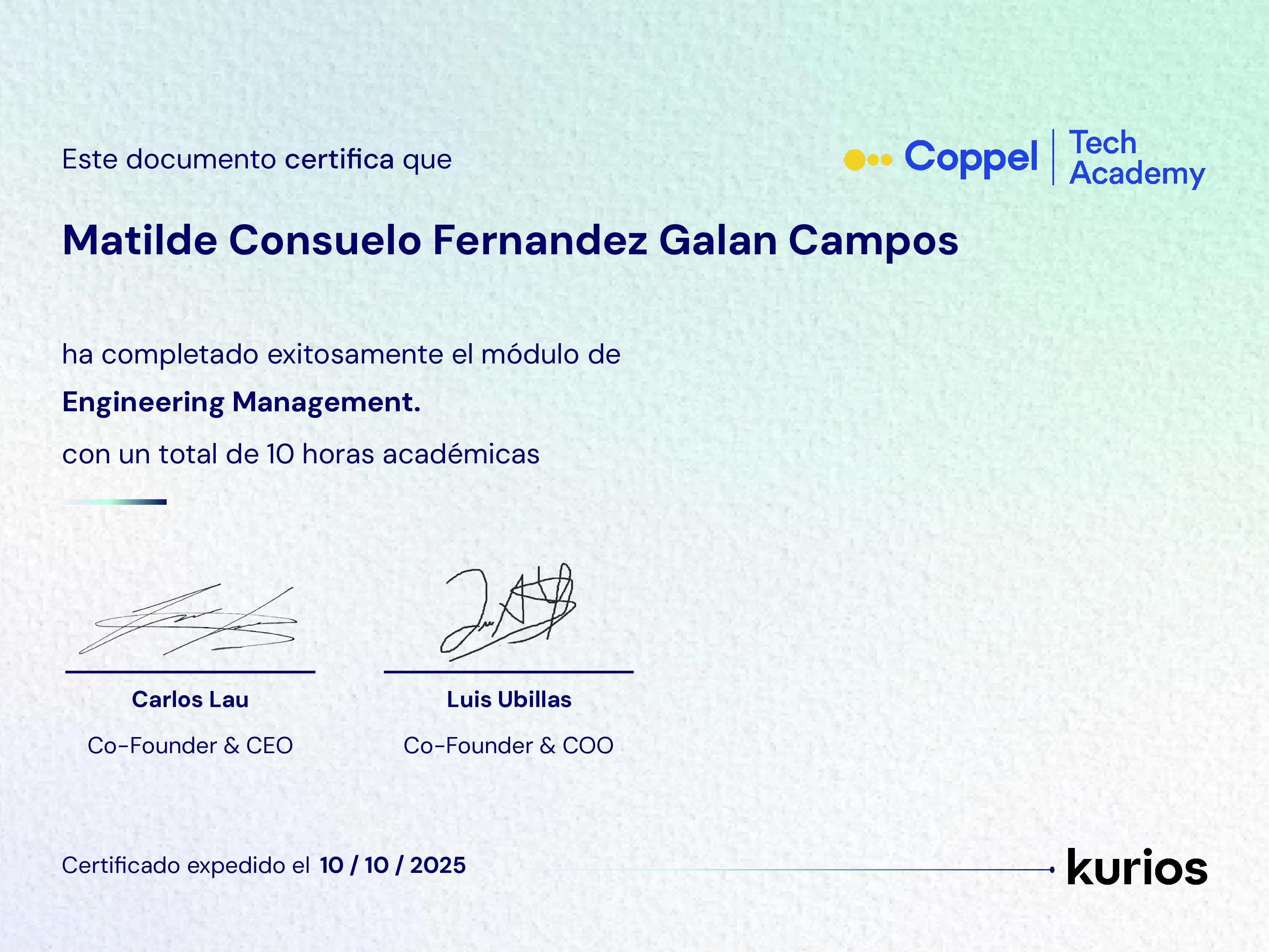 Certificado