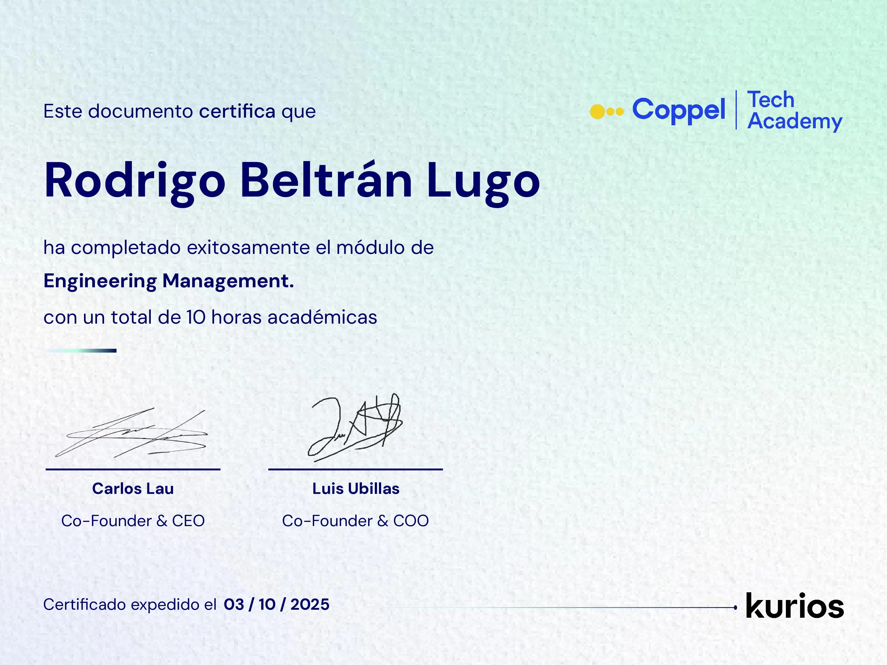 Certificado