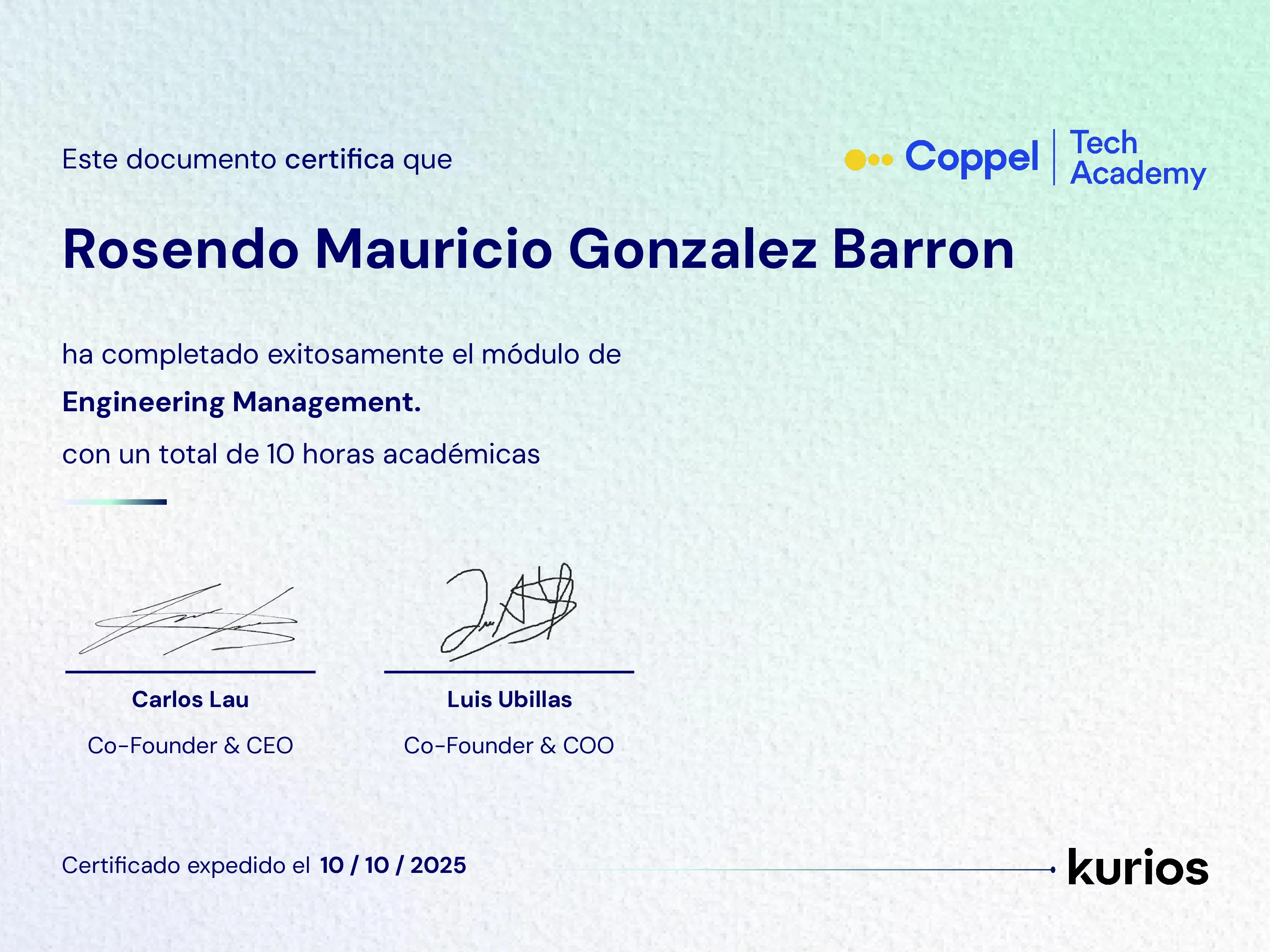 Certificado