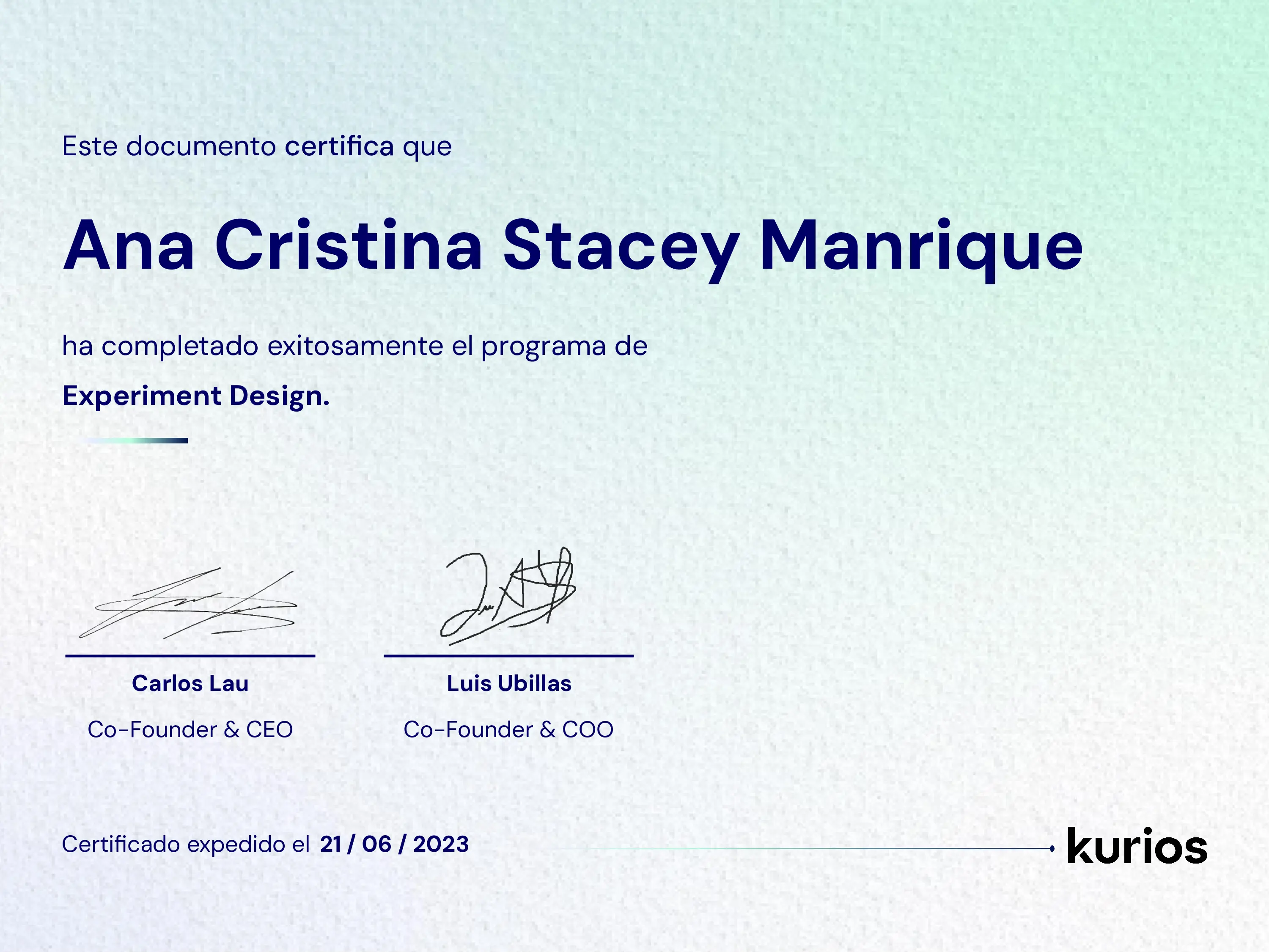 Certificado