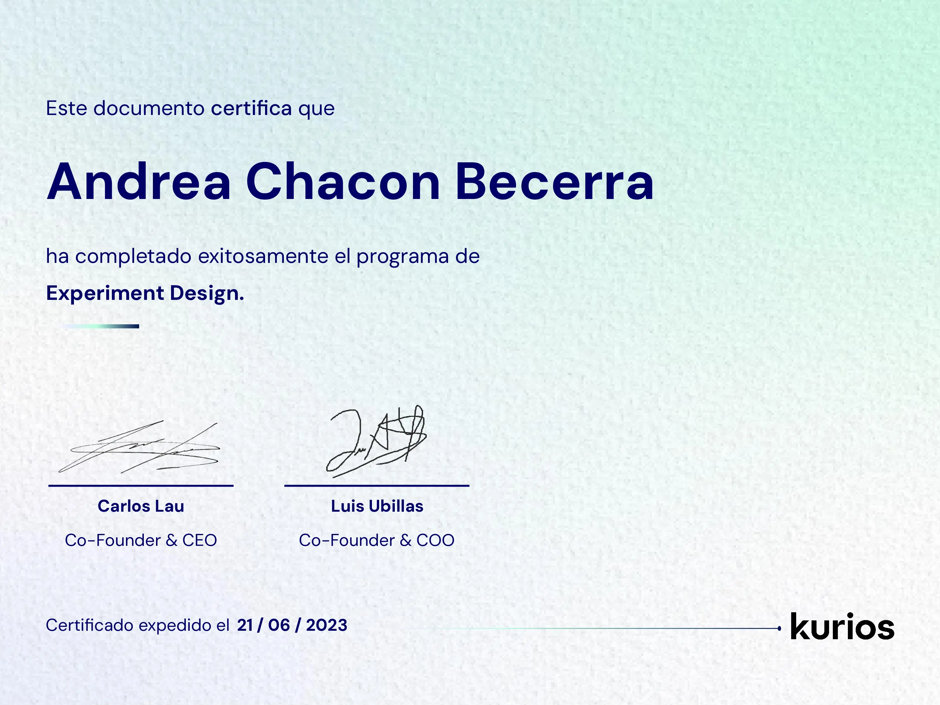 Certificado