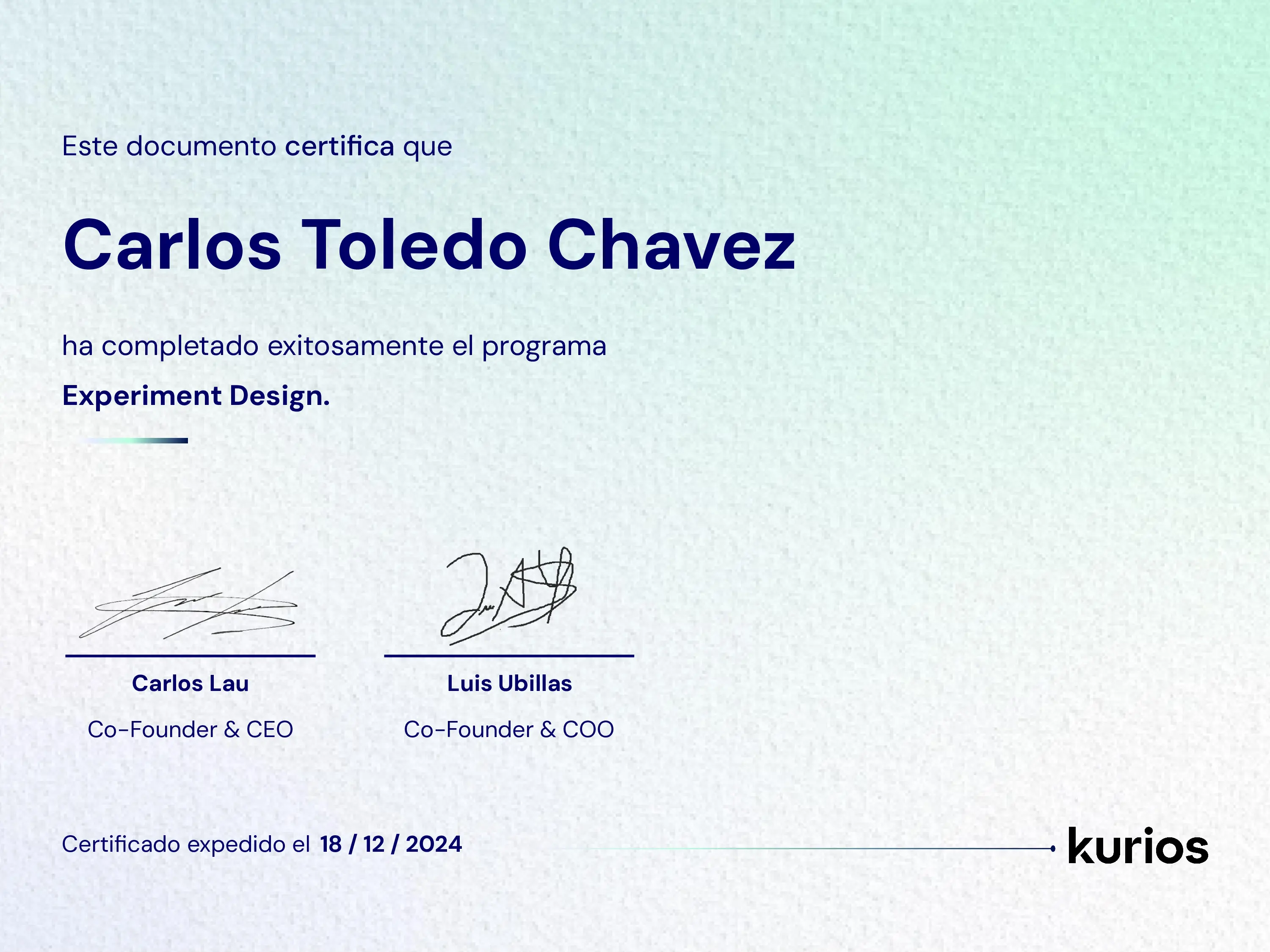 Certificado
