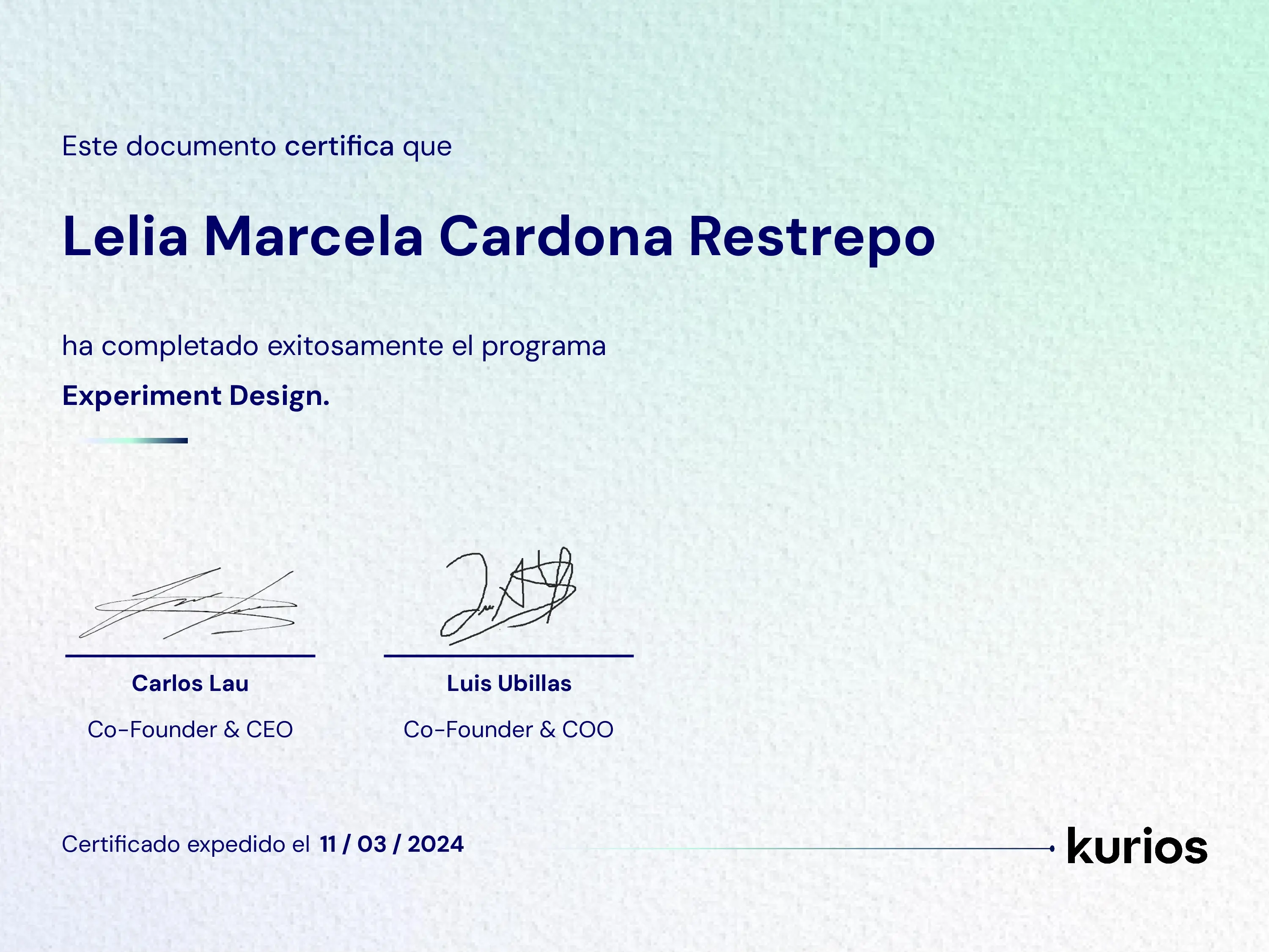 Certificado