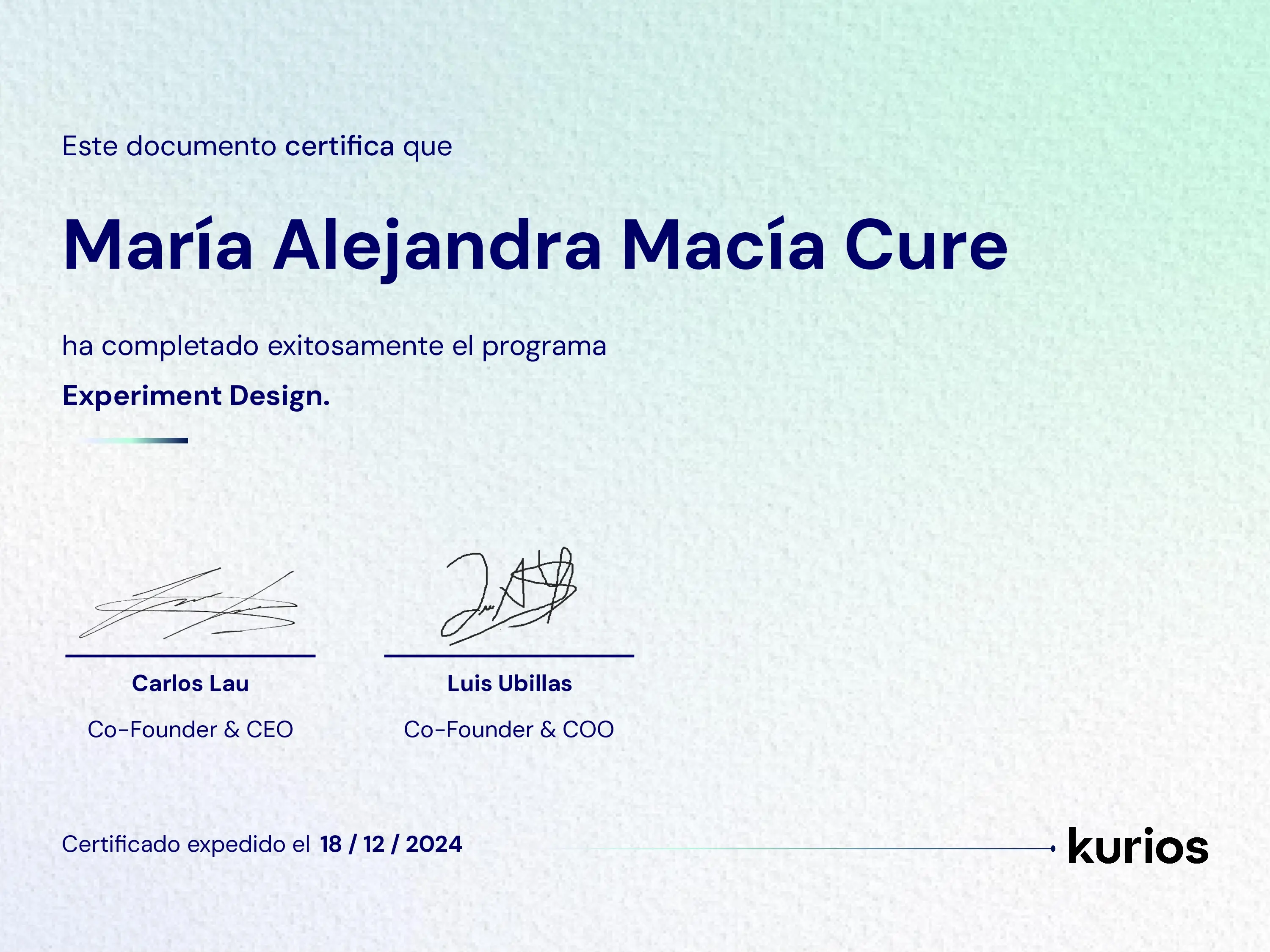 Certificado