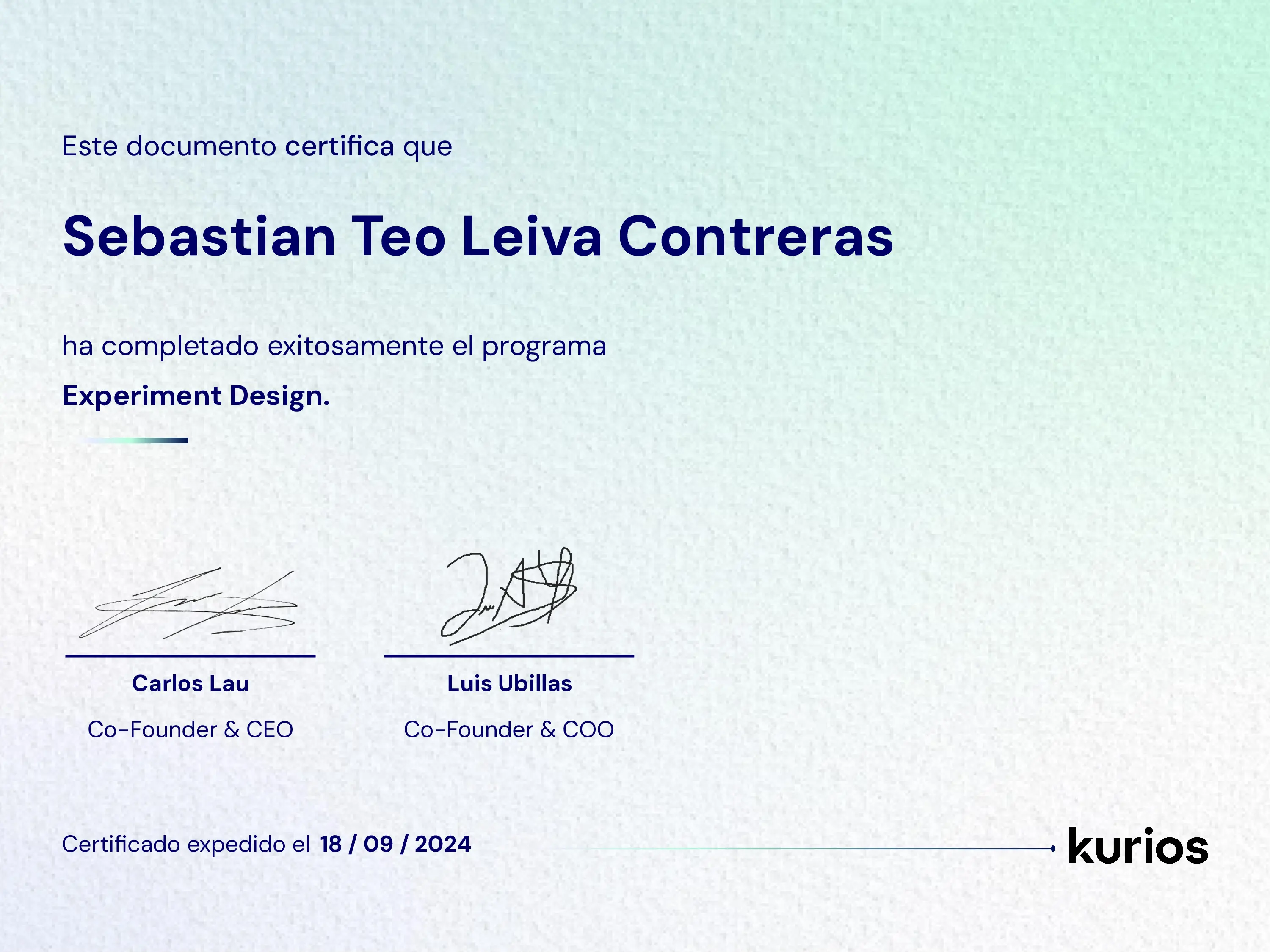 Certificado