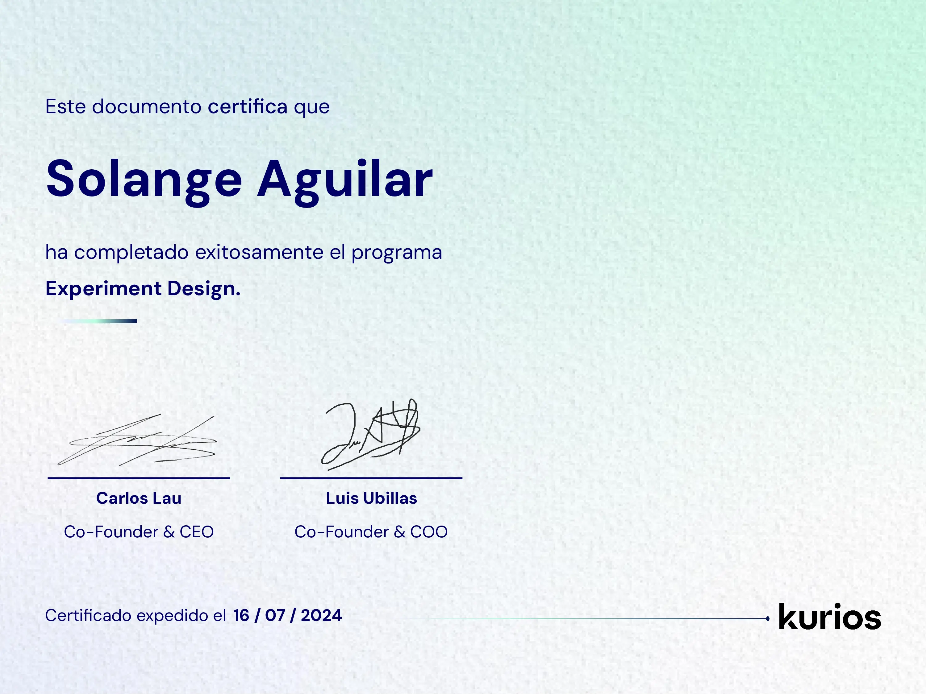 Certificado