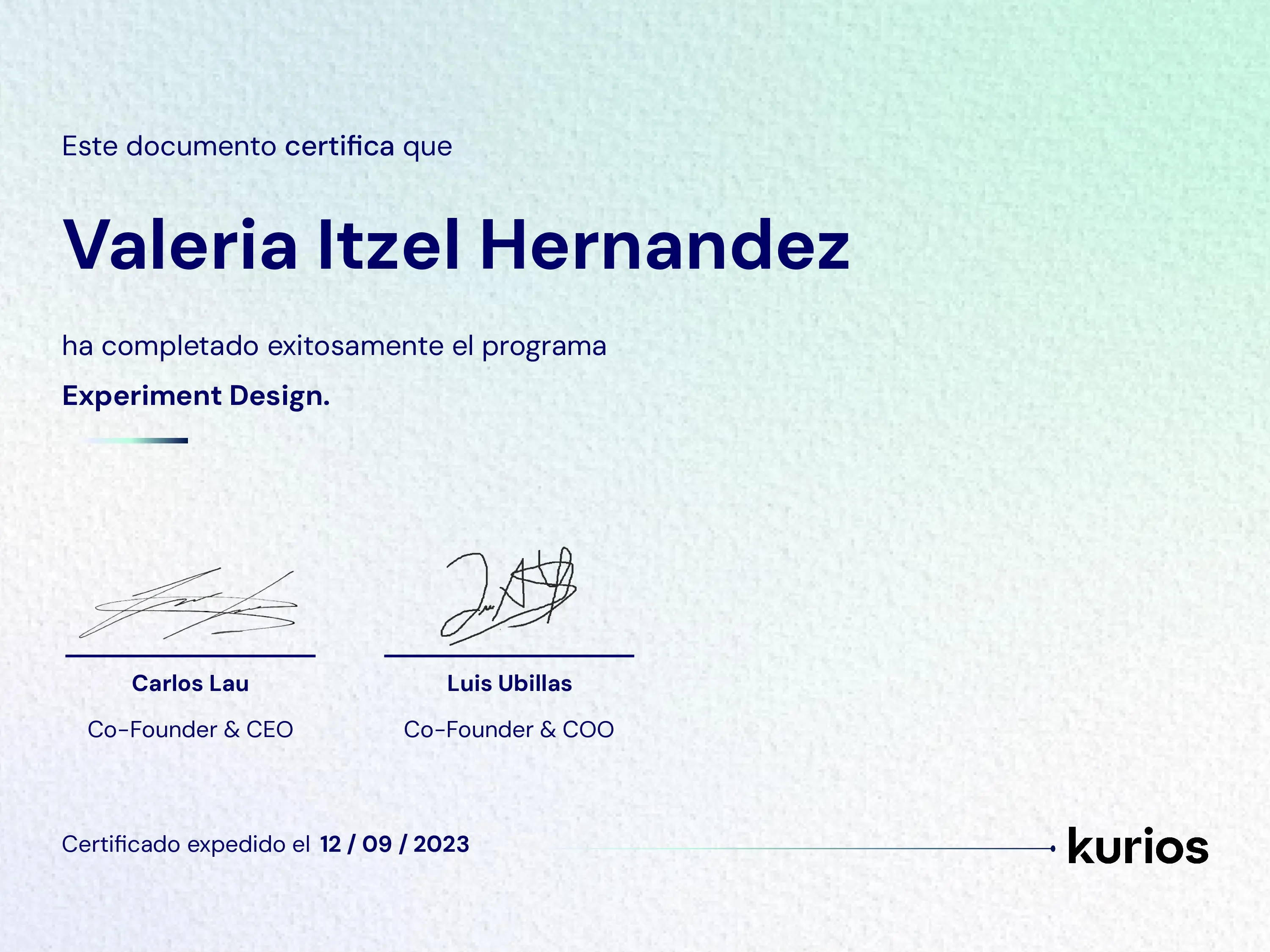 Certificado