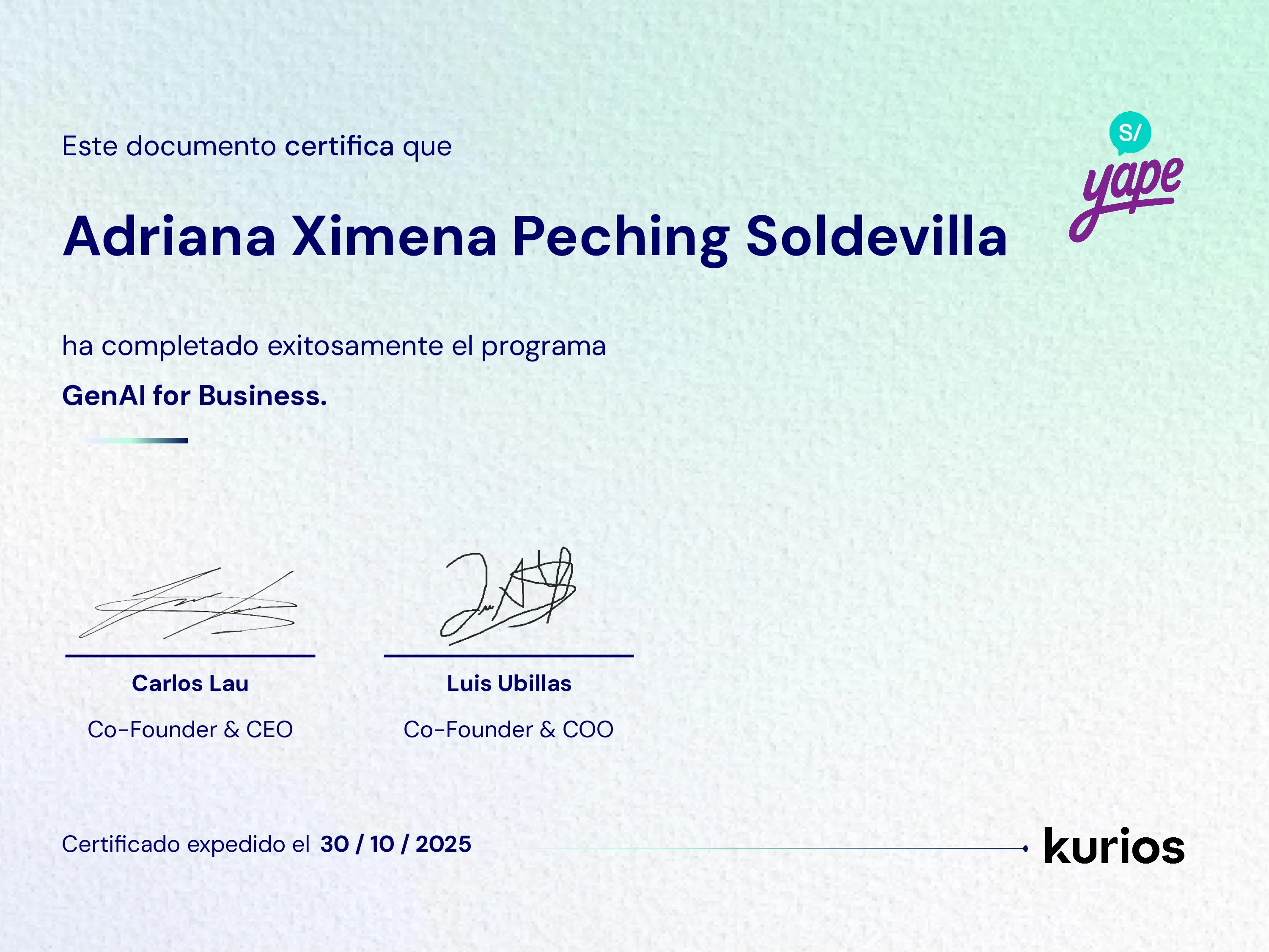 Certificado