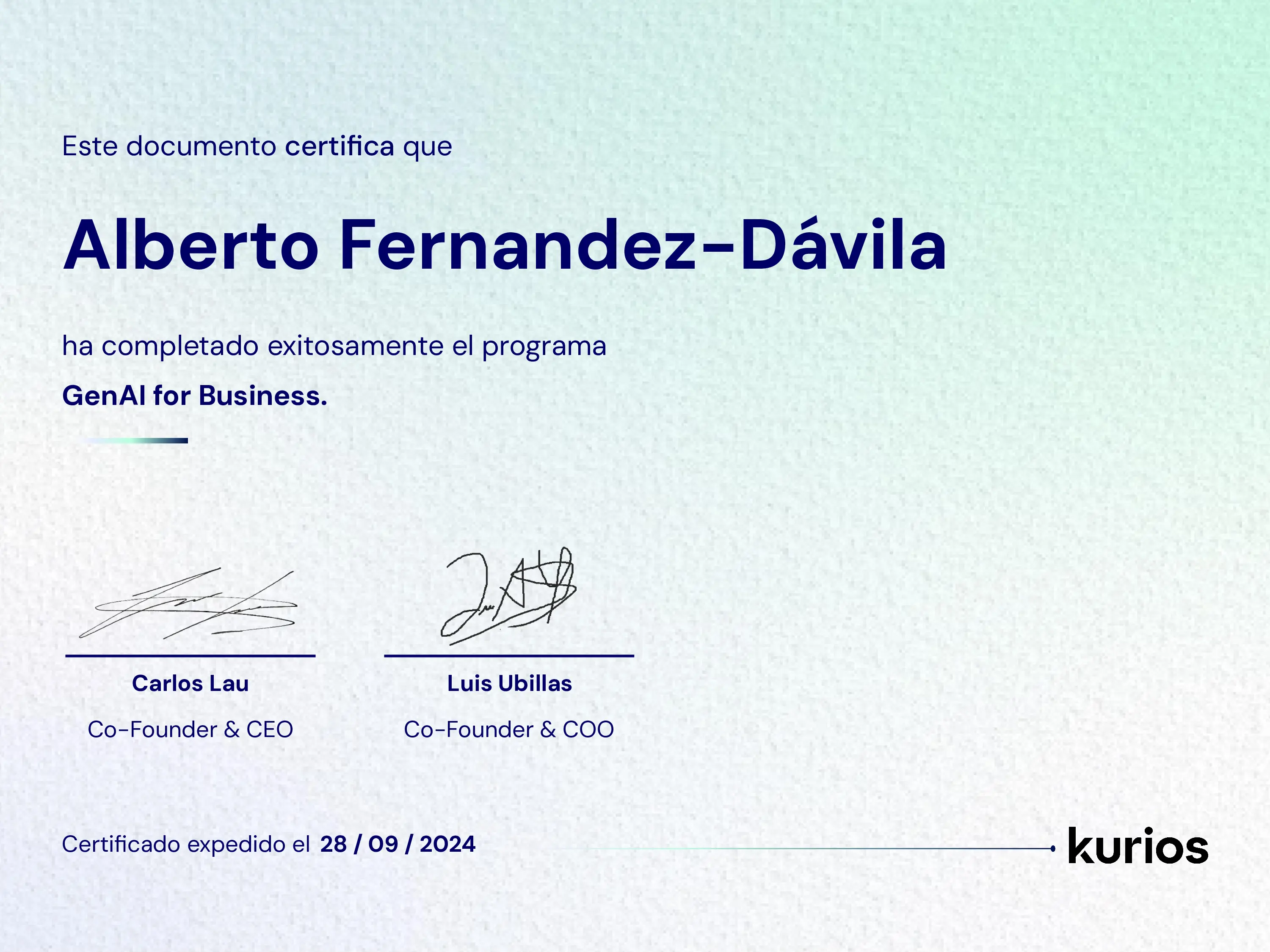 Certificado