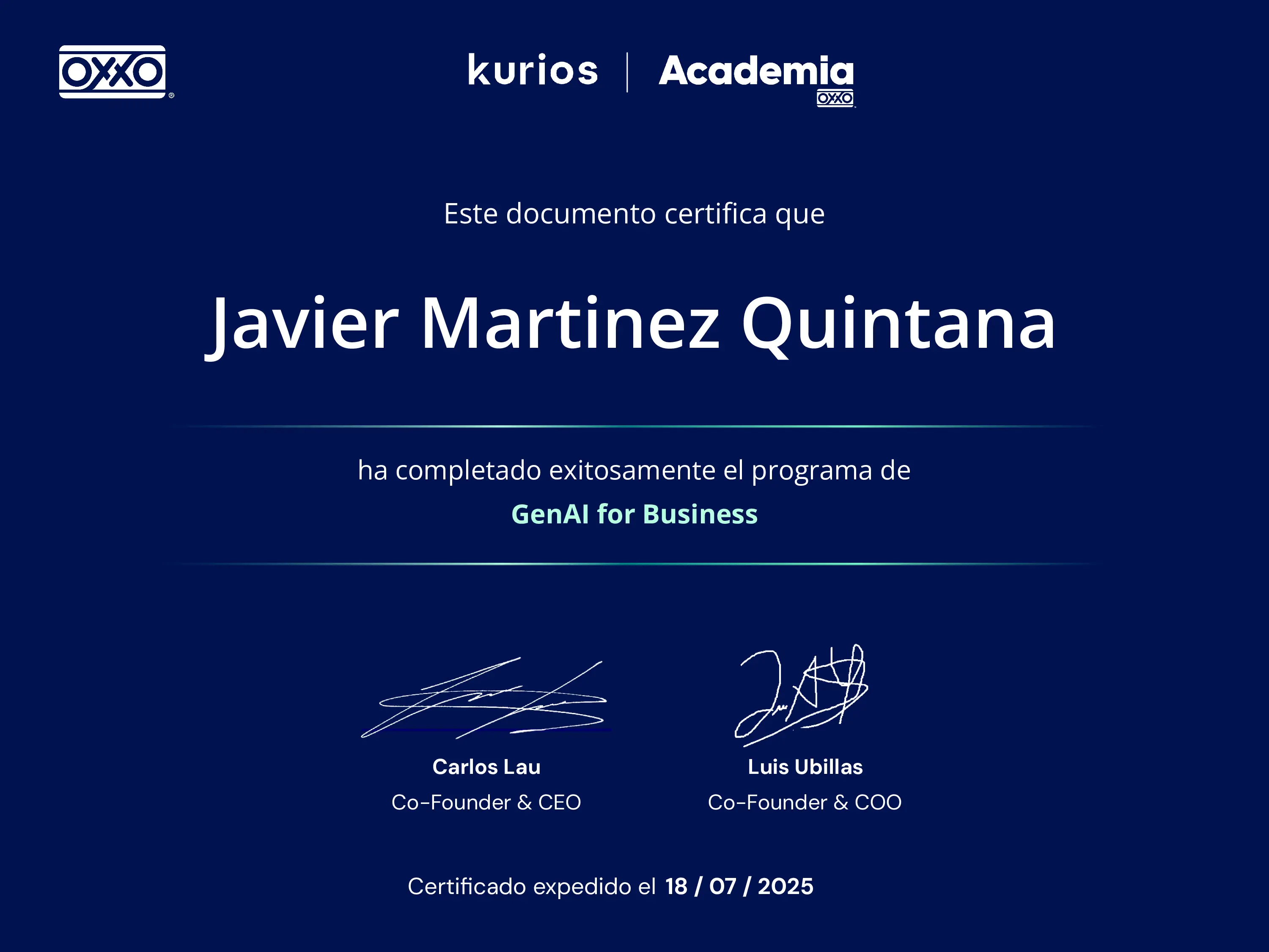 Certificado