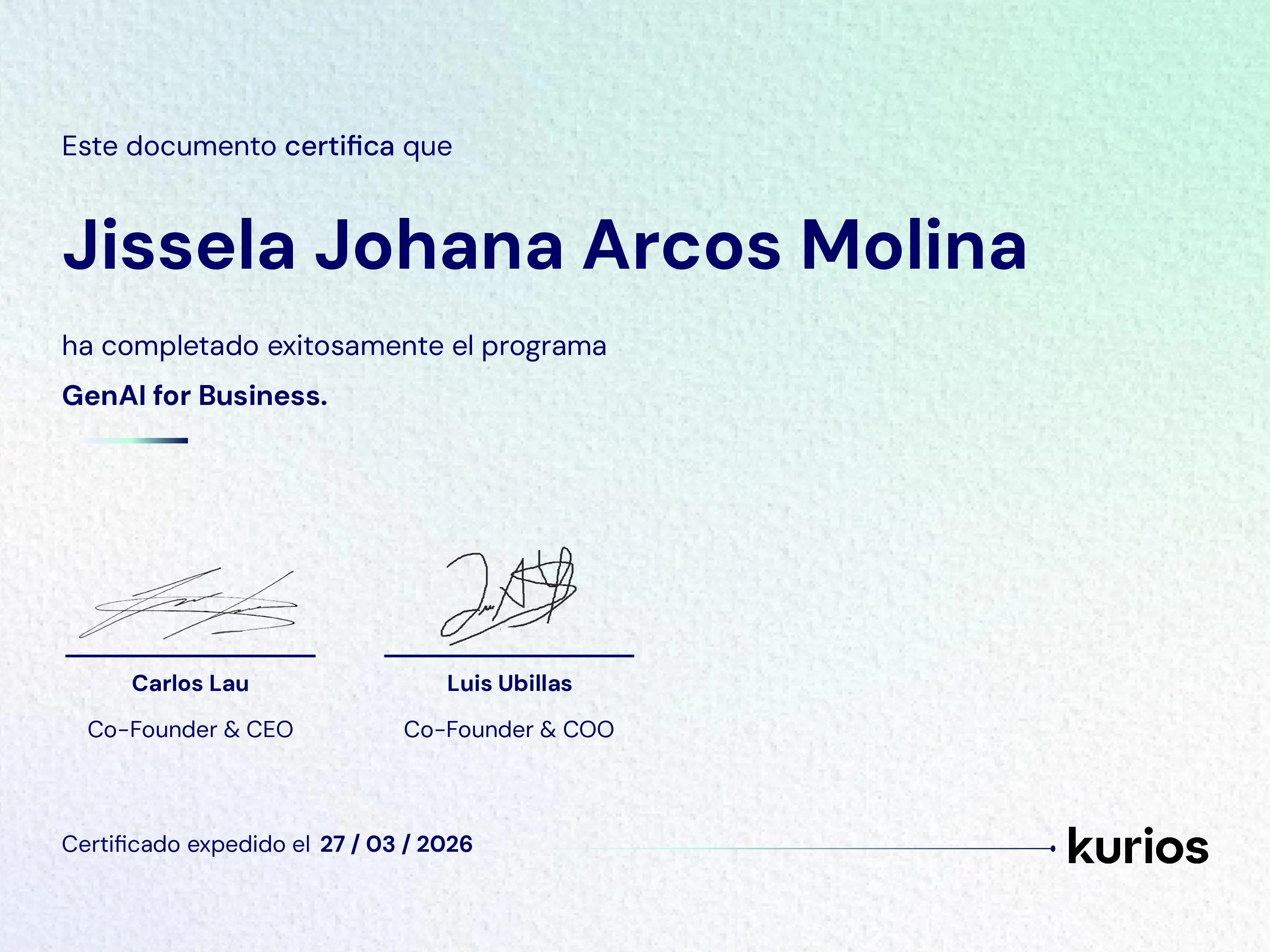 Certificado