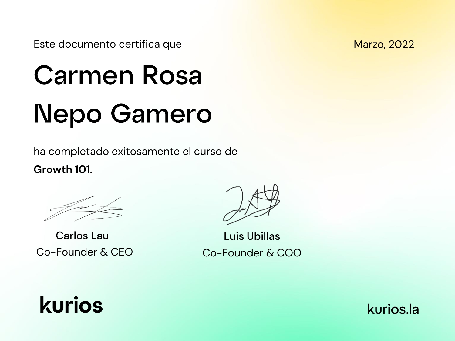 Certificado