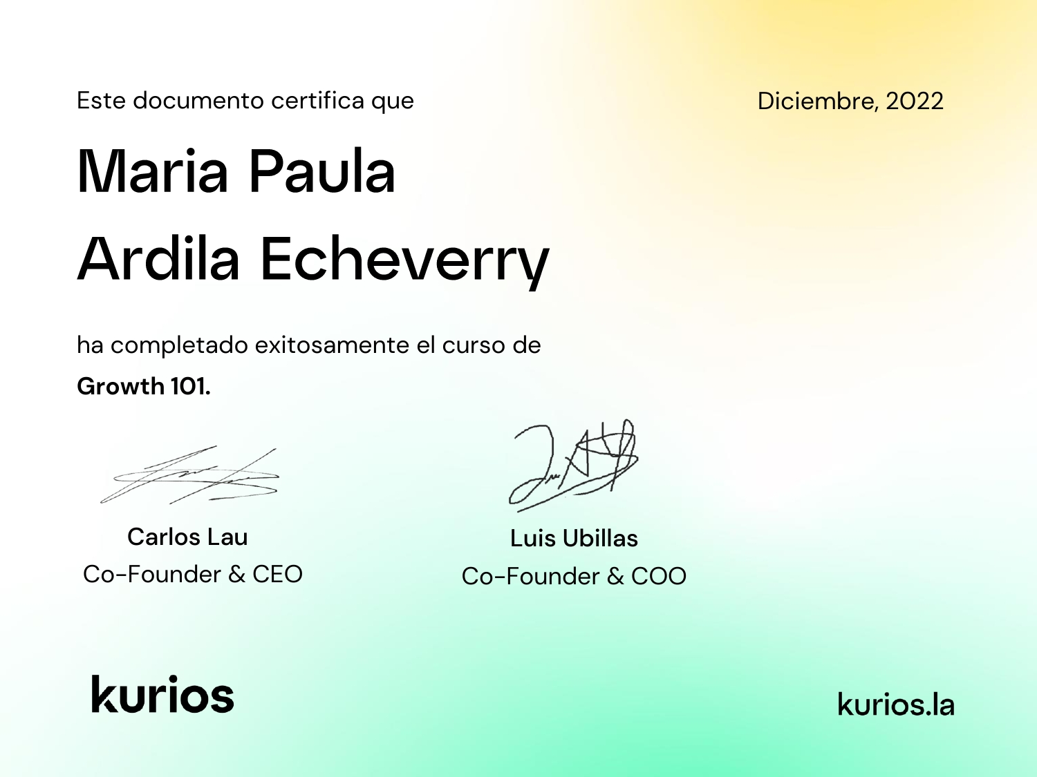 Certificado