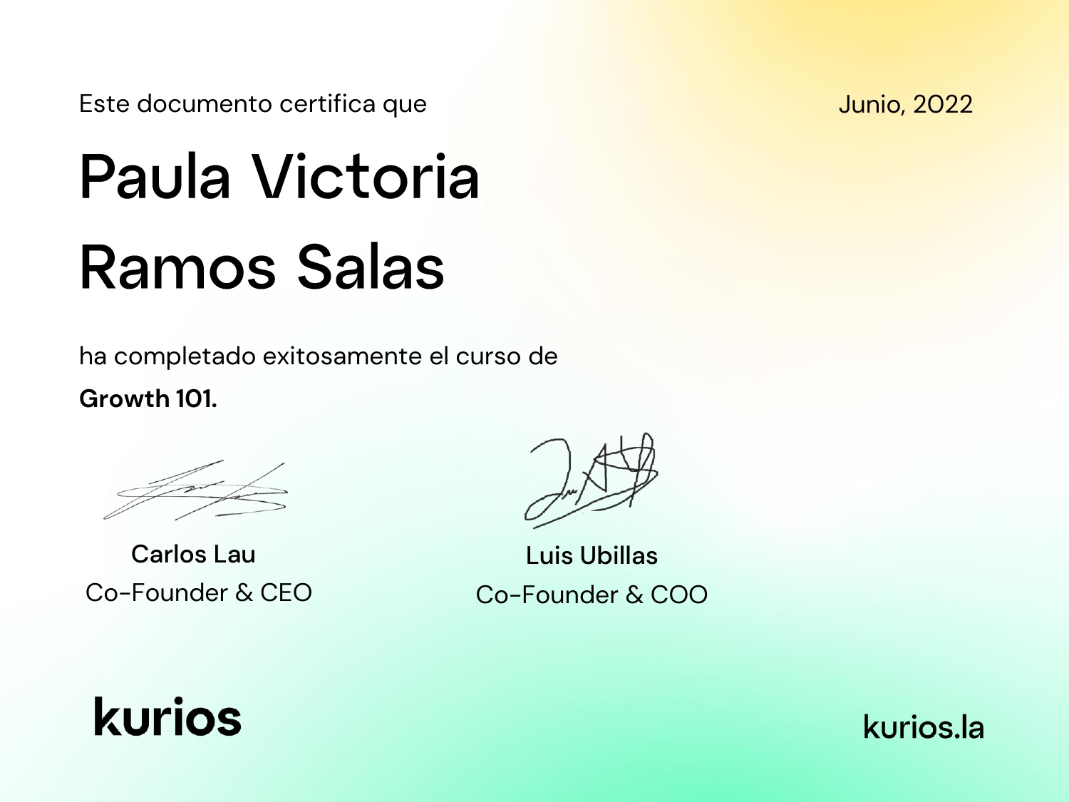 Certificado