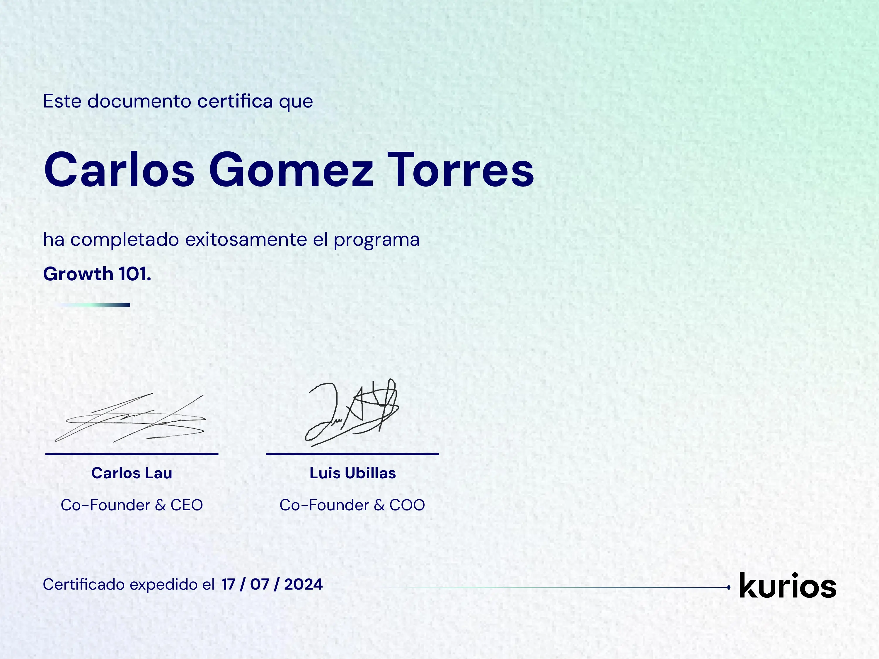 Certificado