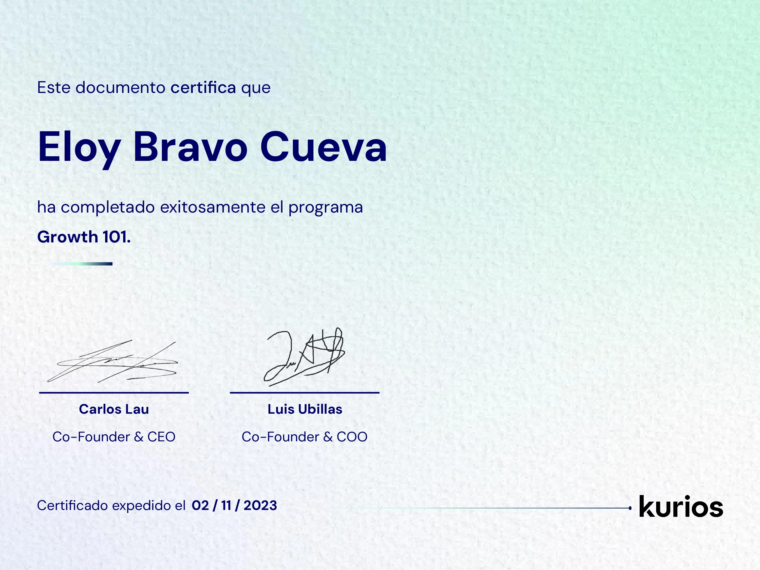 Certificado