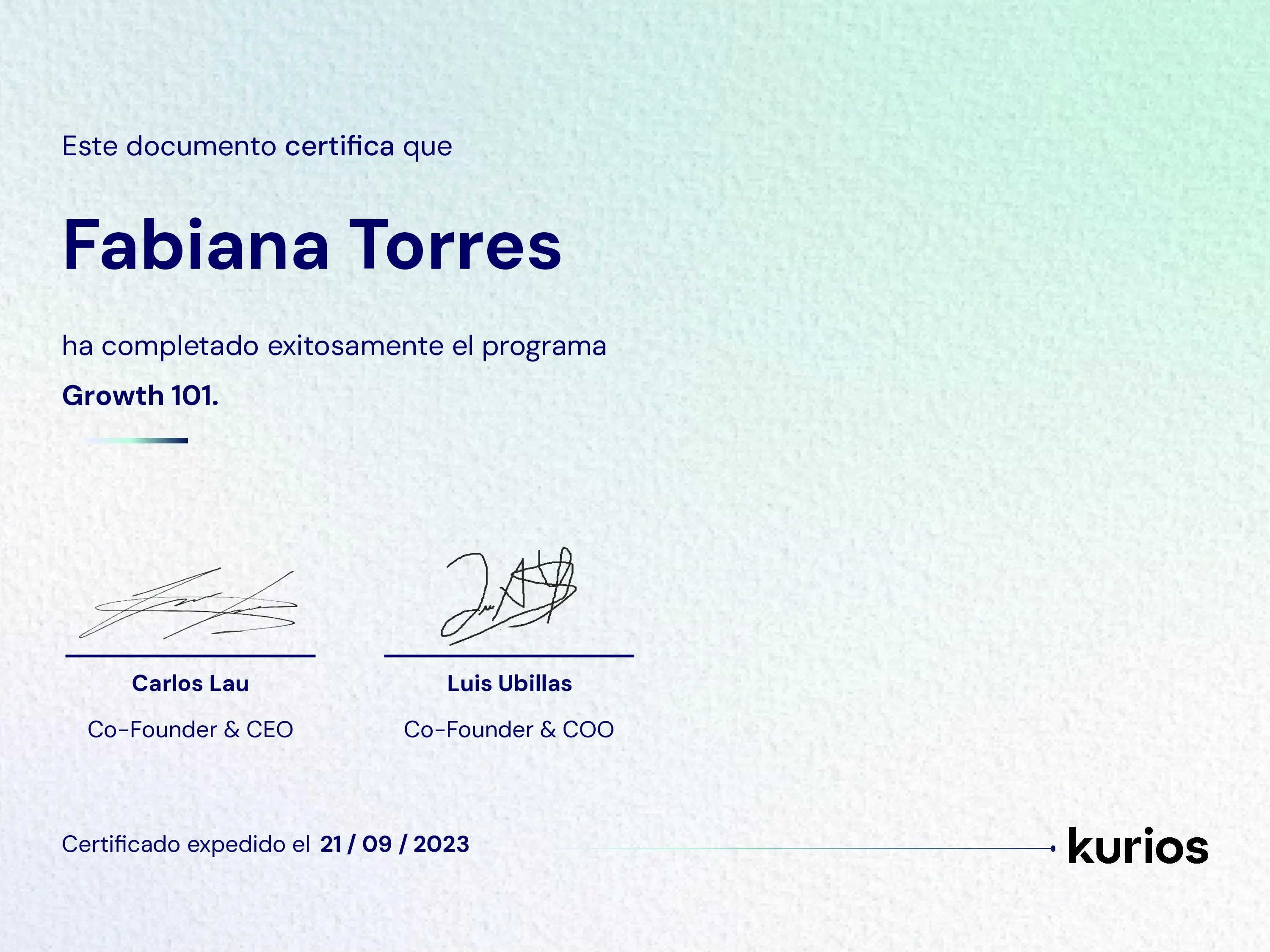 Certificado