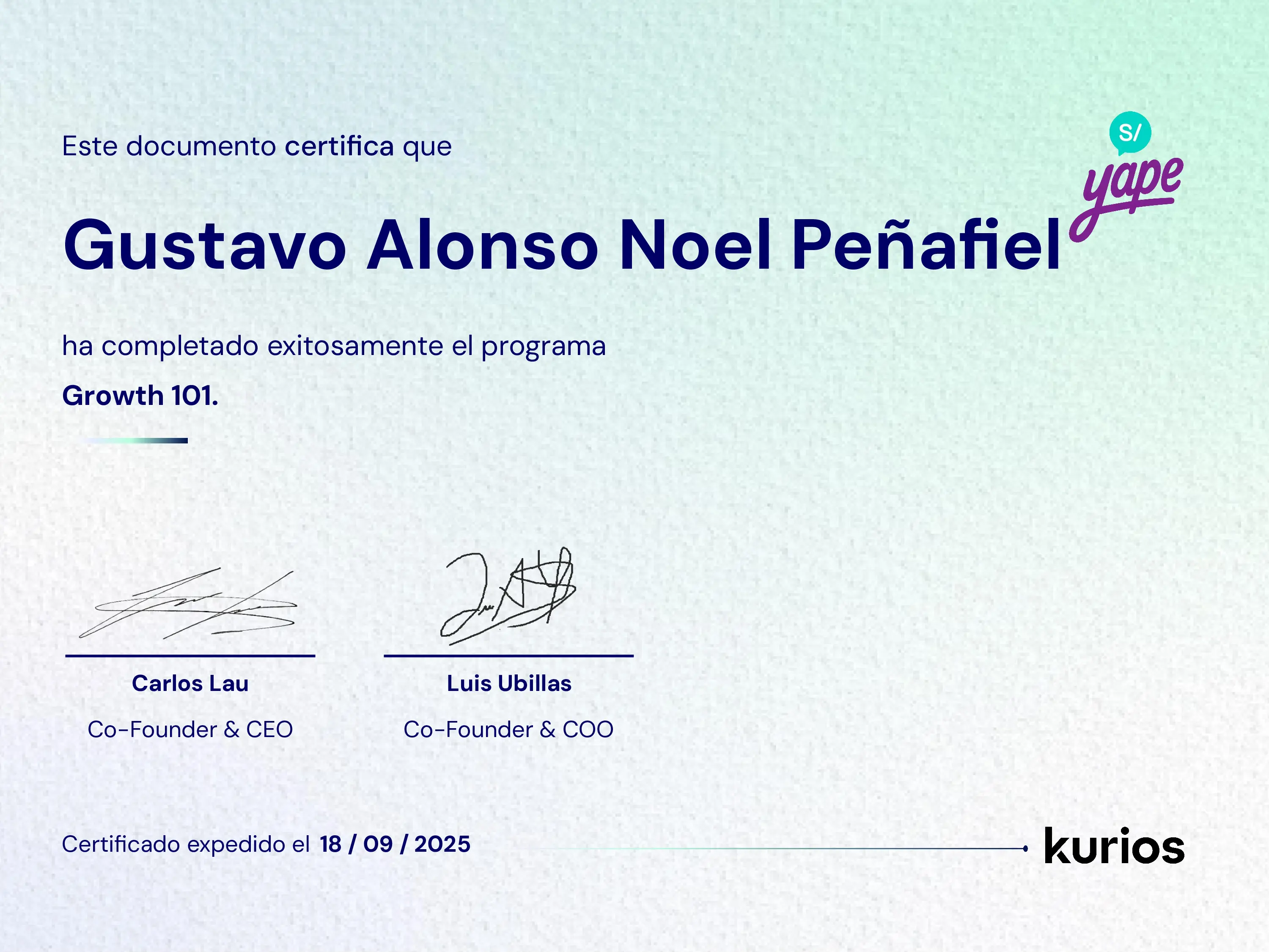 Certificado